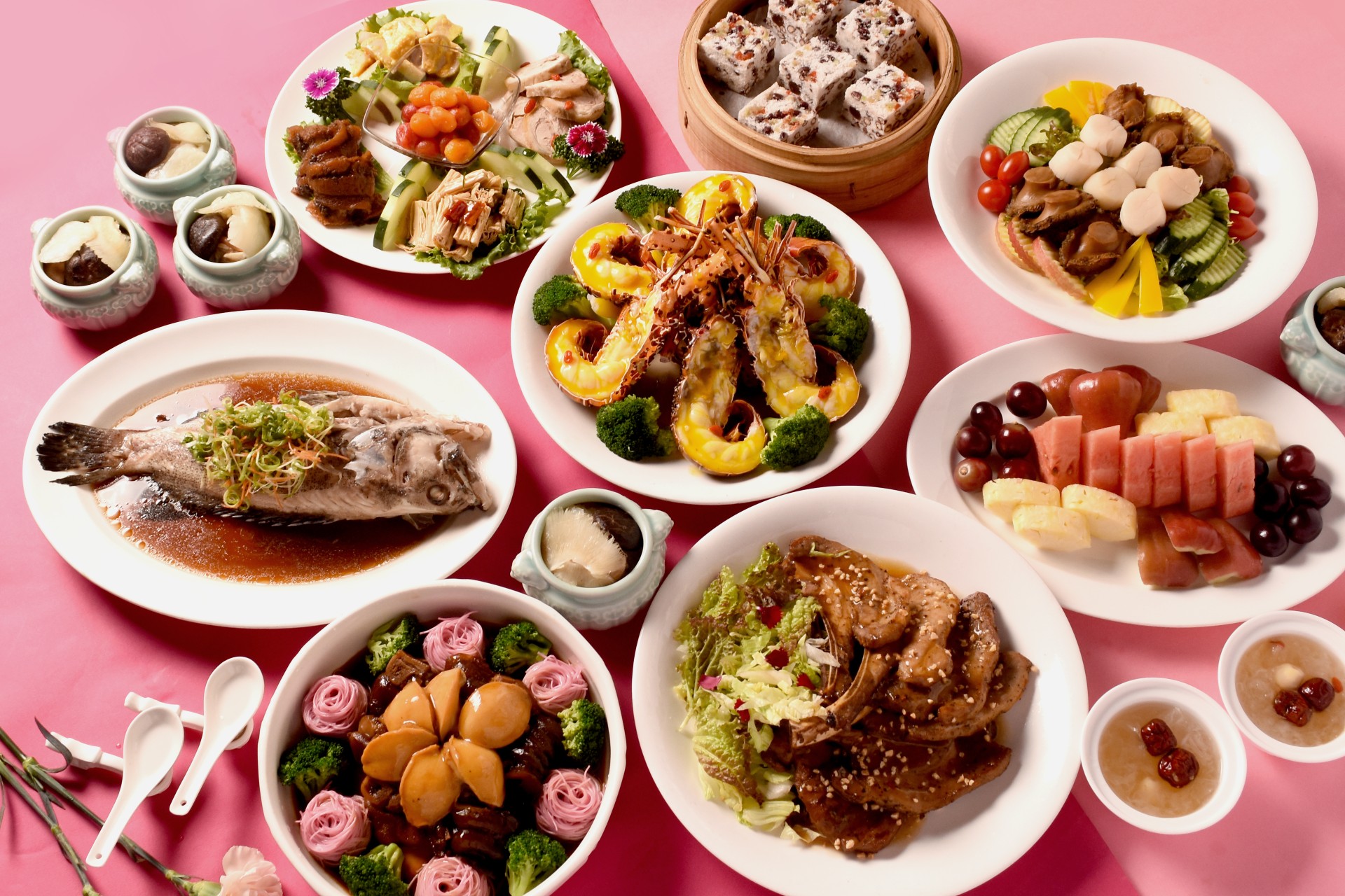 【新聞照片】圓苑餐廳 6人套餐 圓山大飯店提供