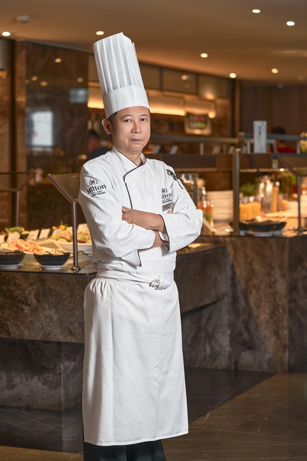 台北新板希爾頓酒店 廚藝長 李文康 形象照