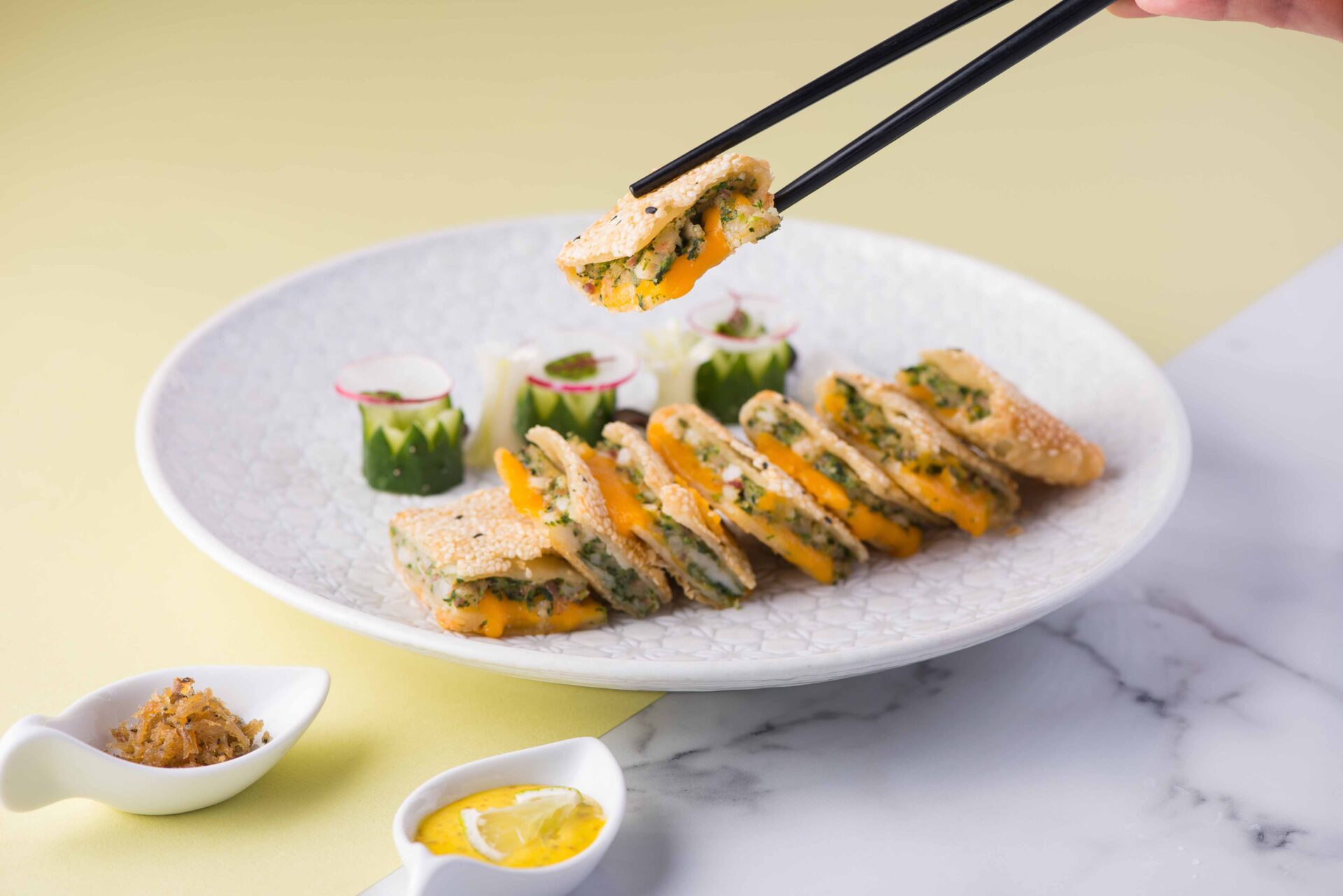 薺菜蝦泥煎鍋餅