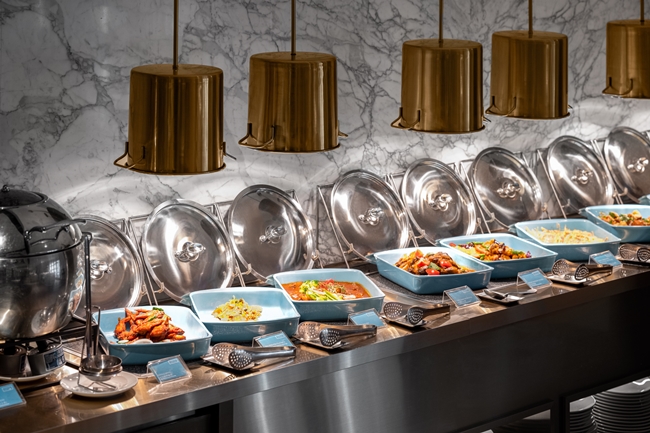 650新食譜全日餐廳 熱食自助區