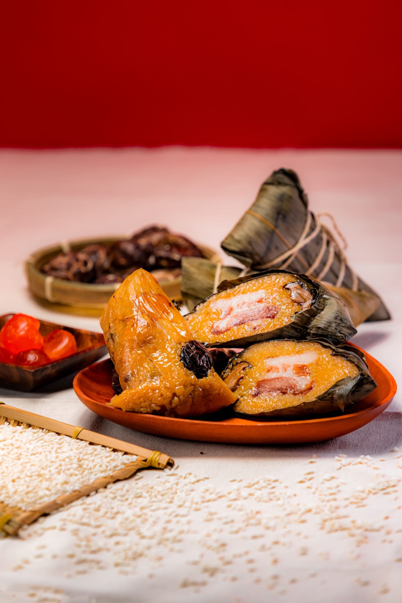 高雄圓山主廚曹明德親製「湖州粽」，去年一推出即穩居銷售冠軍。（圖／圓山大飯店提供）