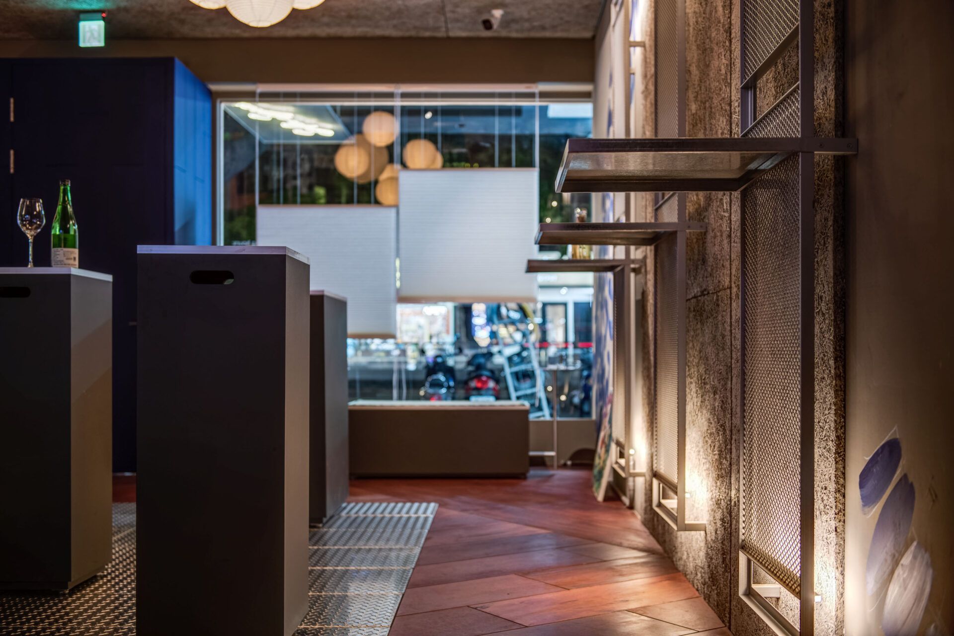 具有現代感的單杯清酒專賣店