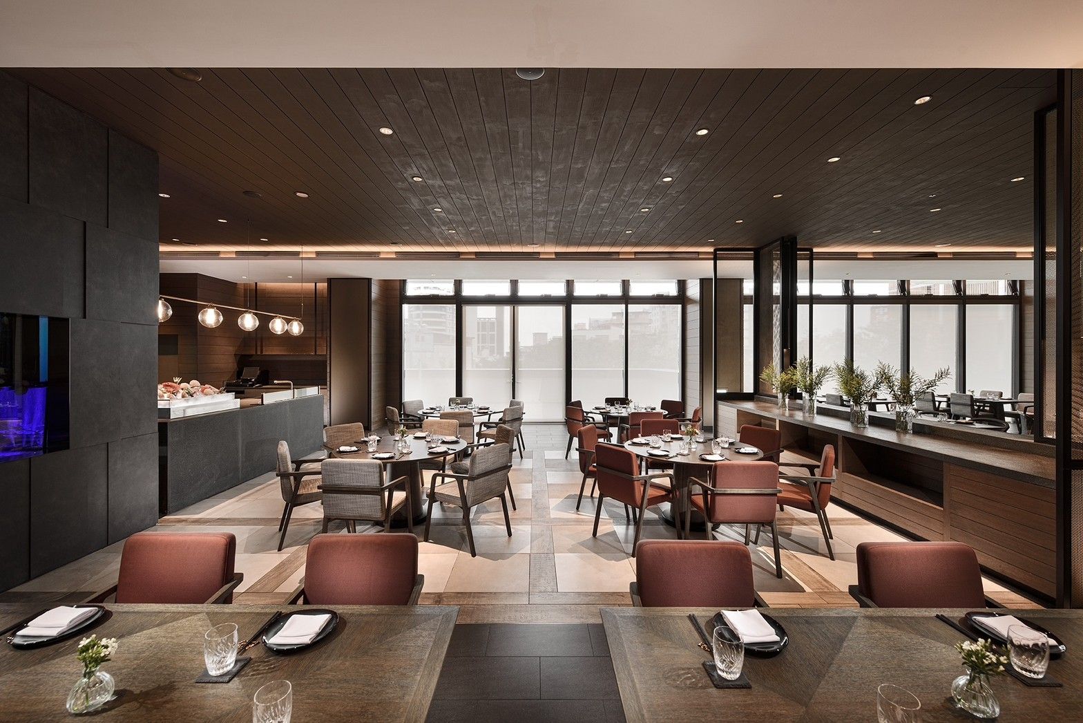 新聞附件一 礁溪寒沐酒店「岩彩」餐廳廳景照片