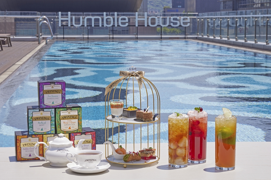 900新聞附件(1) 寒舍艾麗酒店the Terrace大廳酒吧「蘊茶午漾」下午茶組形象照