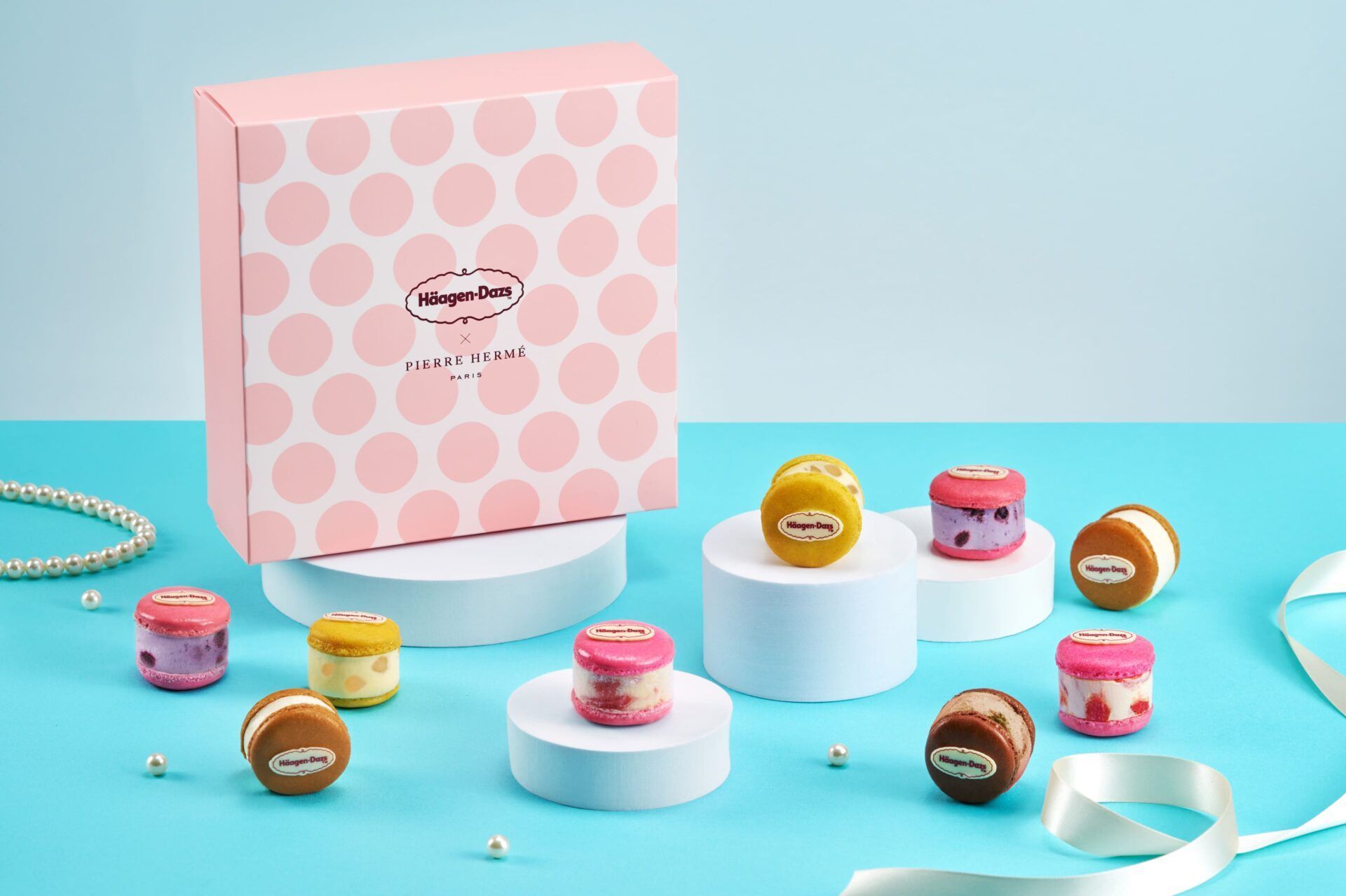 Häagen Dazs聯名馬卡龍大師pierre Hermé 法式盛宴「馬卡龍冰淇淋」禮盒