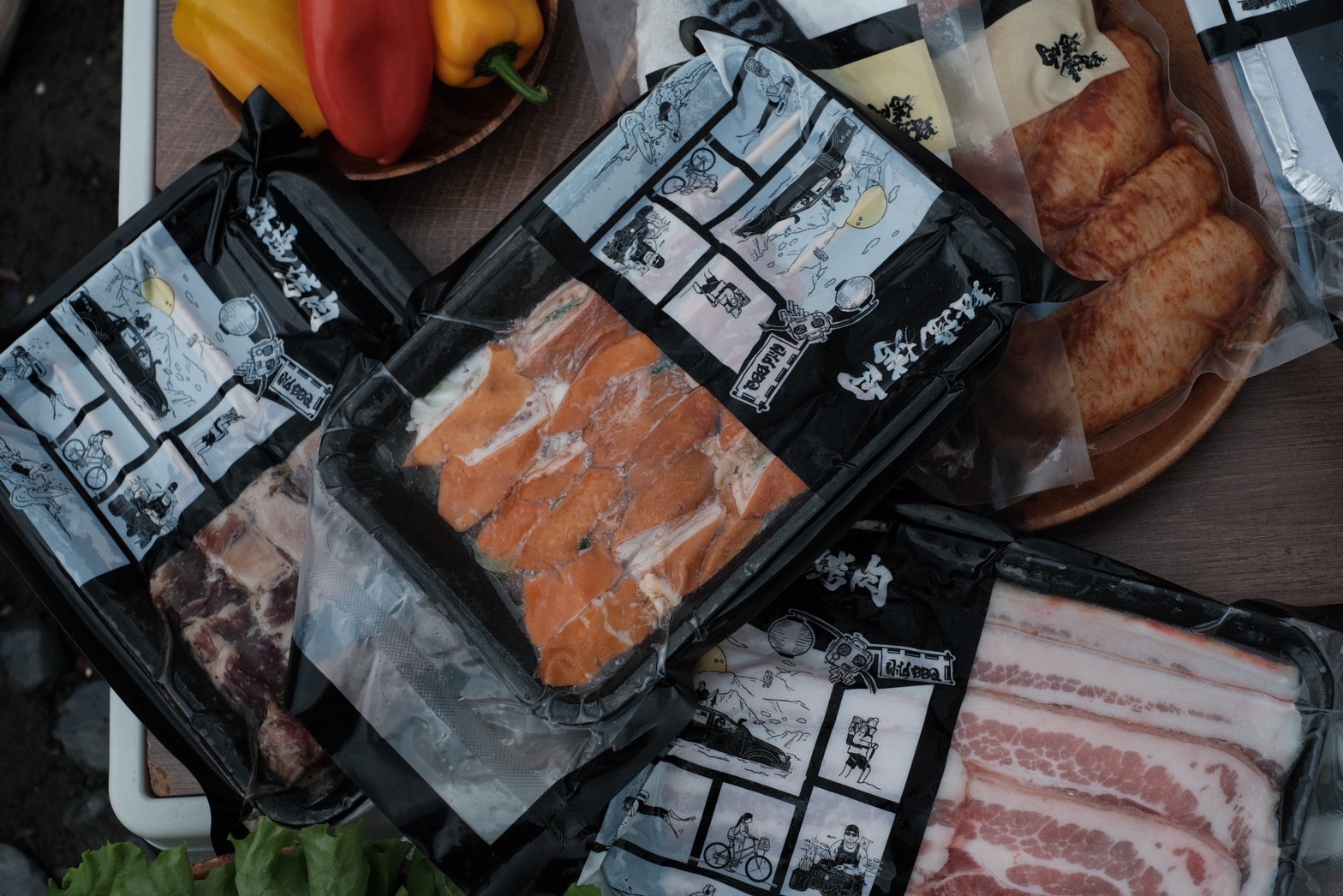 「wildbbq 路邊烤肉」亦可單購二人份或四人份烤肉箱