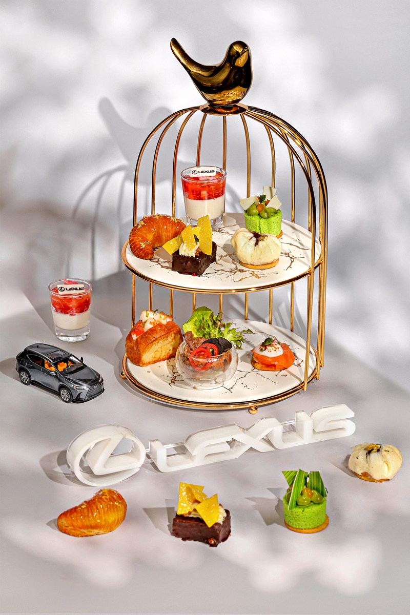 台北晶華 期間限定的lexus聯名午茶組