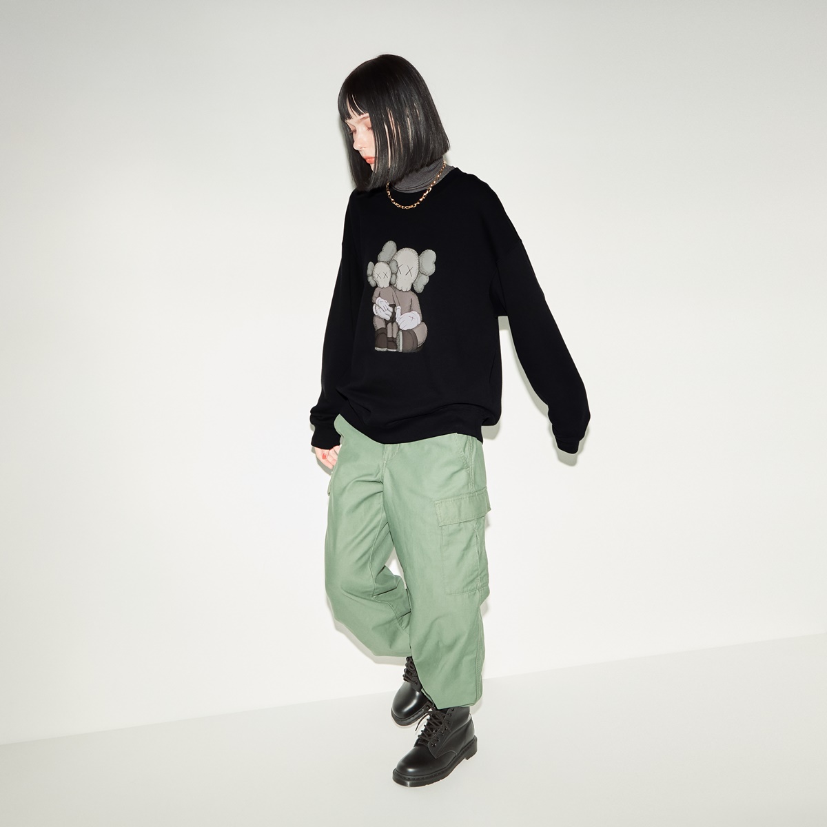 Kaws Ut休閒上衣(長袖) Nt$1290 實穿圖4