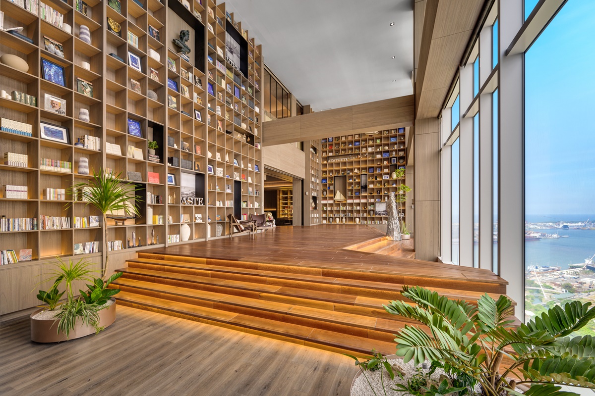 承億酒店 25樓大廳 閱讀廣場櫃檯 (4)