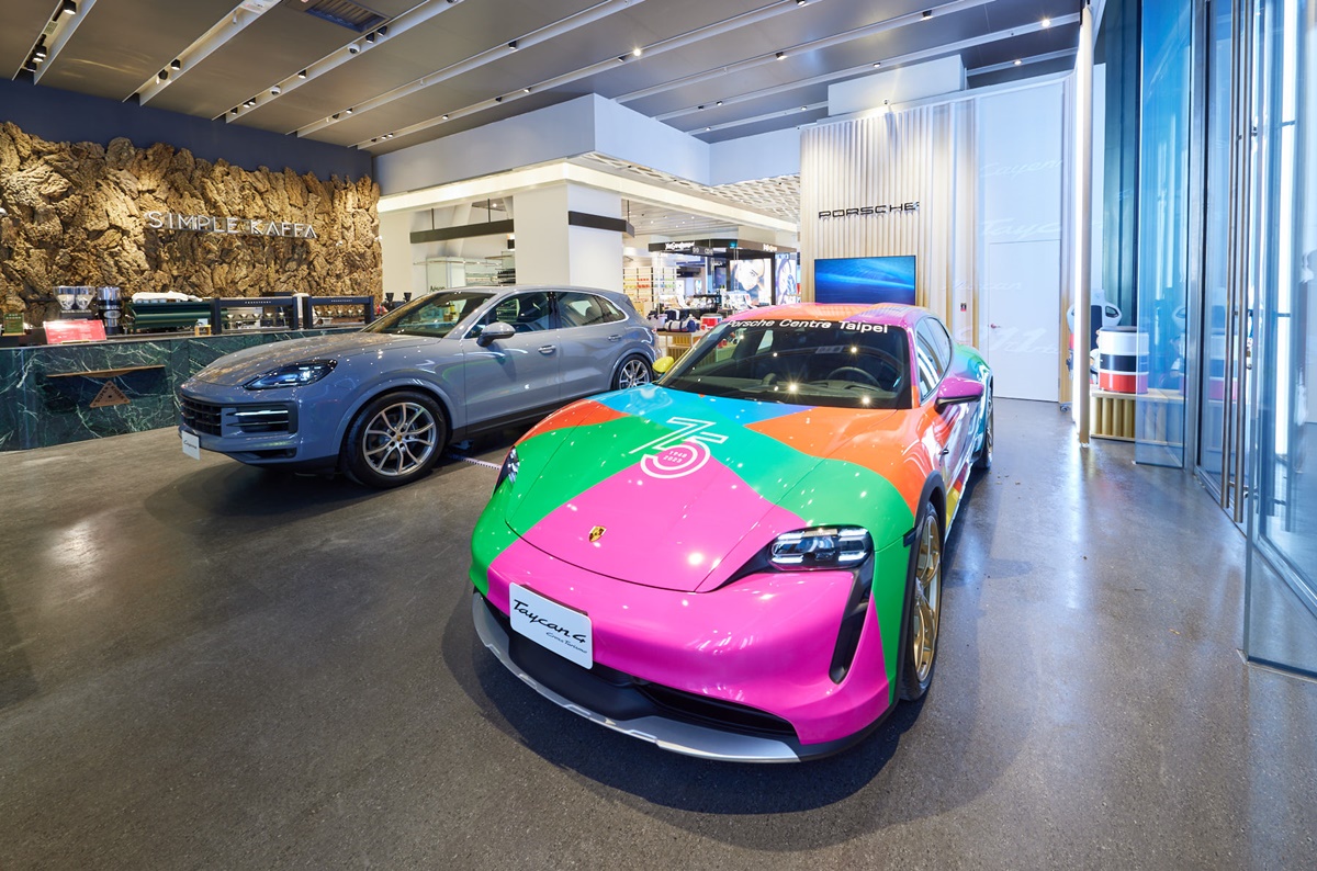 (5)「porsche」全台首家全新電動概念店