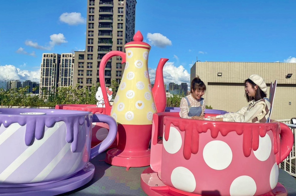 Global Mall新北中和、桃園a19推「三麗鷗大明星遊樂園」，與hello Kitty、美樂蒂、酷洛米暢玩咖啡杯