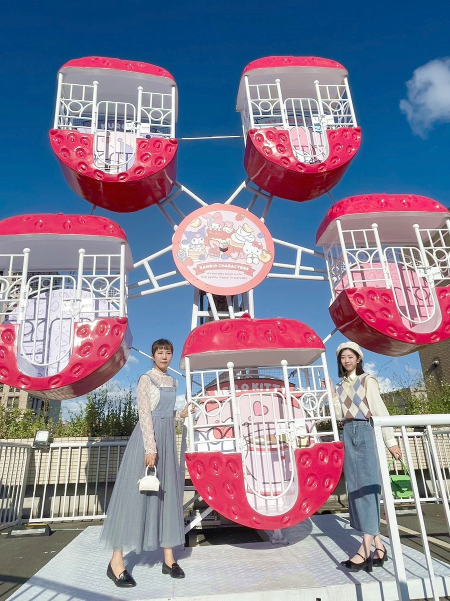 Global Mall新北中和推「三麗鷗大明星遊樂園」夢幻摩天輪必搭