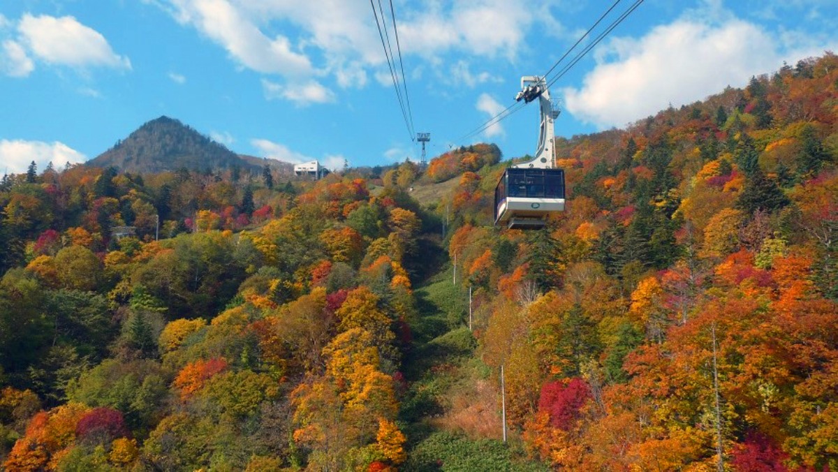日本賞楓 雫石滑雪場05