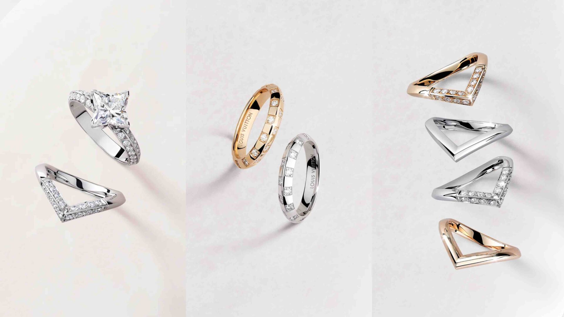 路易威登louis Vuitton鑽石系列lv Diamonds 婚戒系列