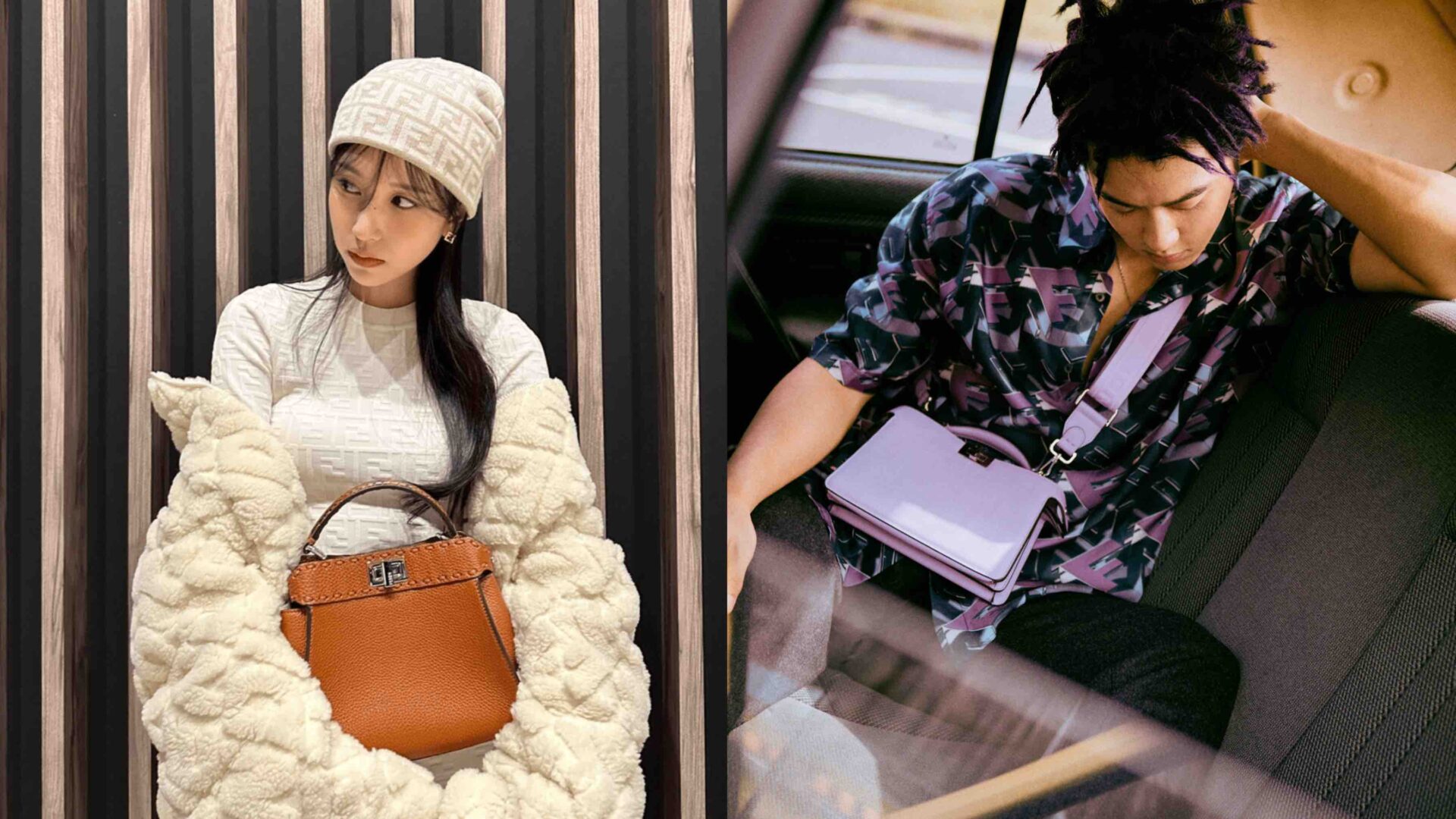 Collage Fendi Peekaboo