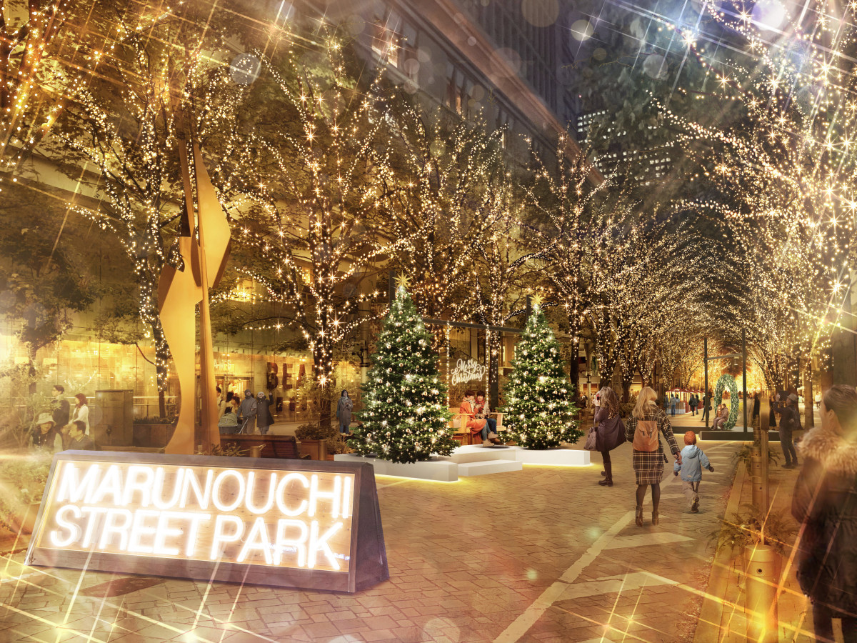 日本聖誕節慶典2：東京丸之內聖誕燈飾