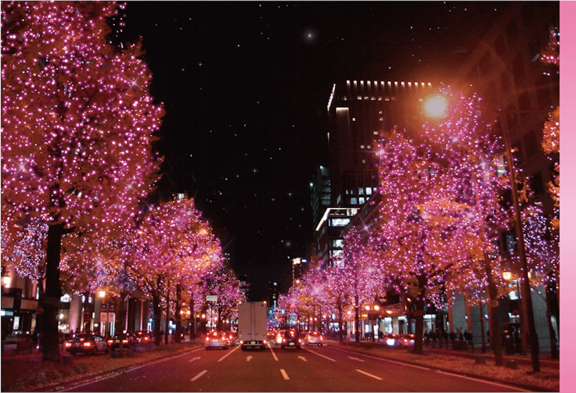 日本聖誕節慶典7：大阪御堂筋燈飾