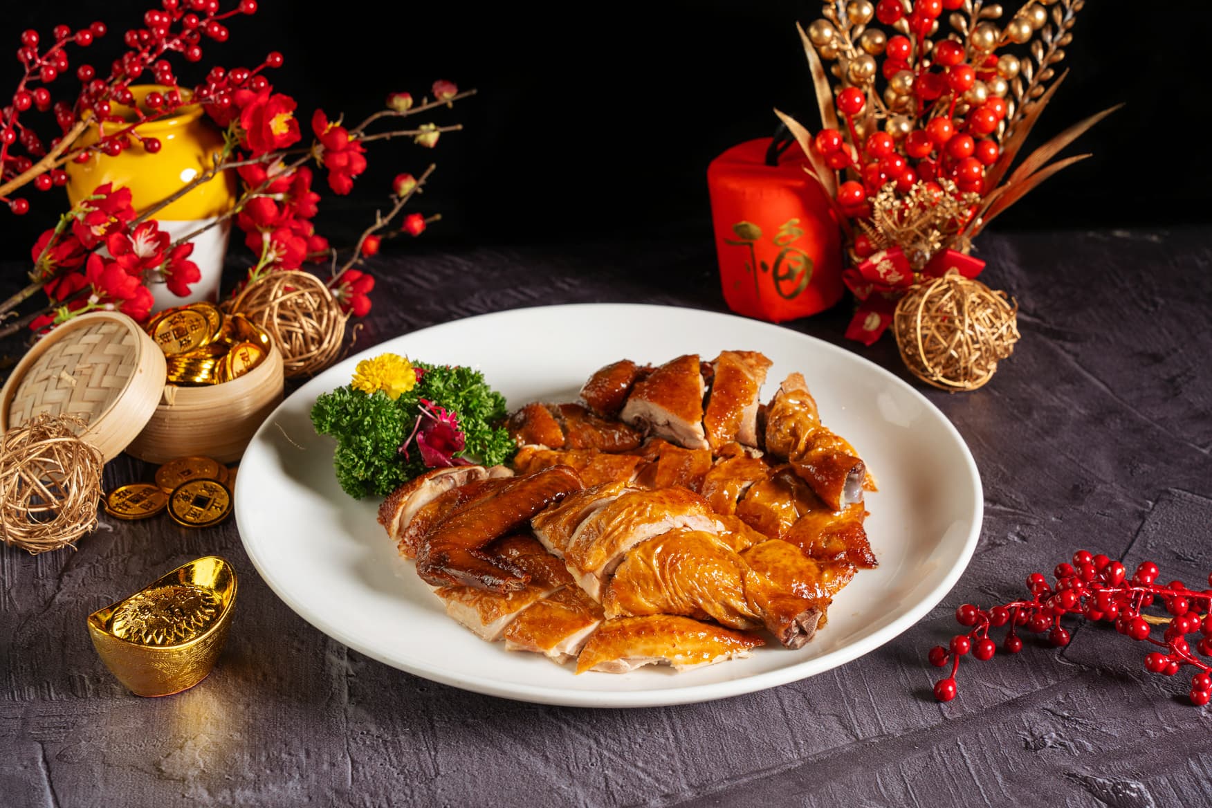 【典華】2024年菜外帶 蒜香脆皮雞