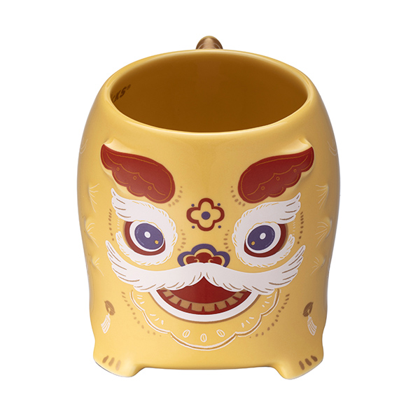 星巴克「舞獅賀春馬克杯」容量355毫升