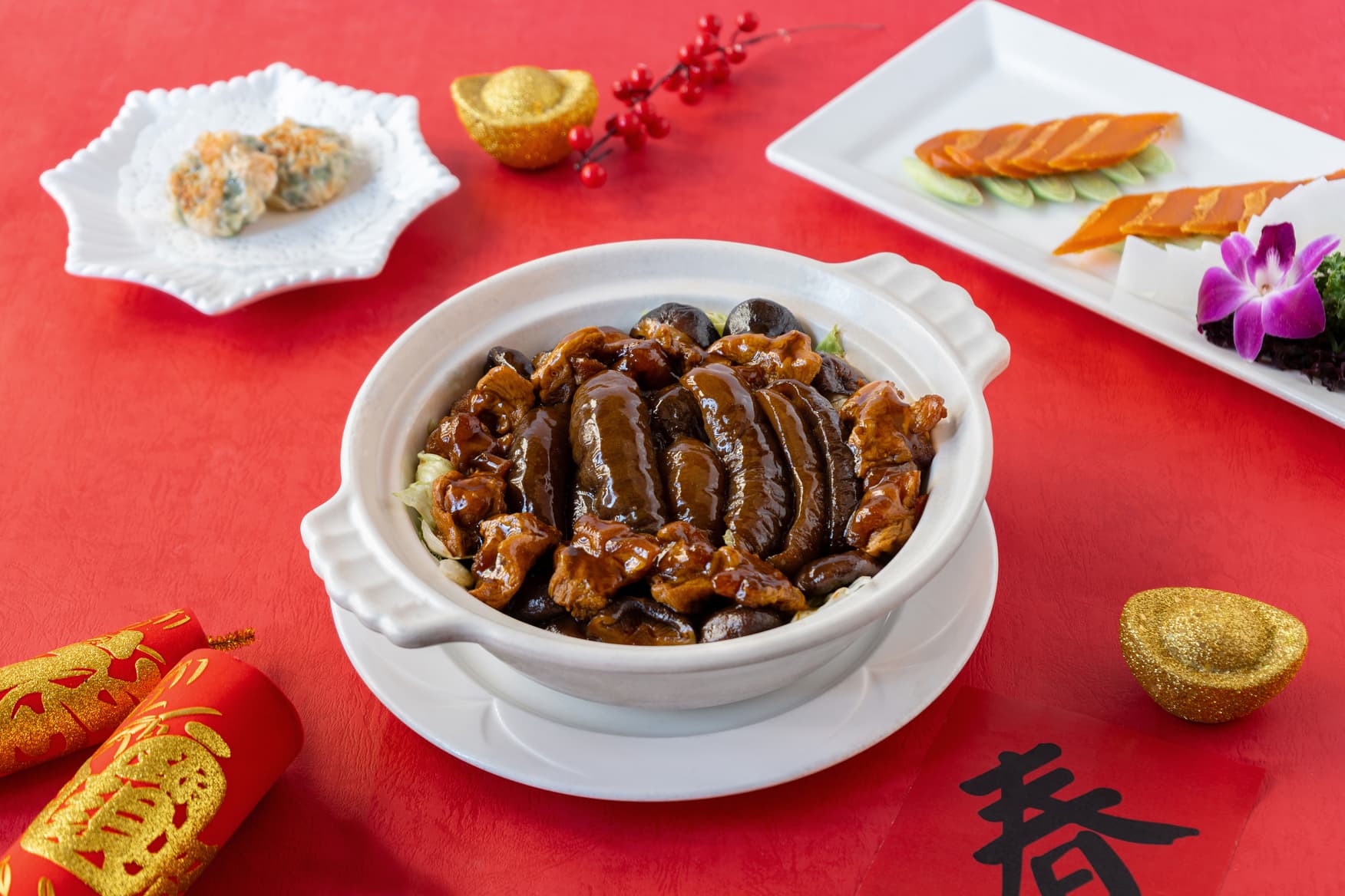 【阿利海鮮】北菇虎掌燴烏蔘