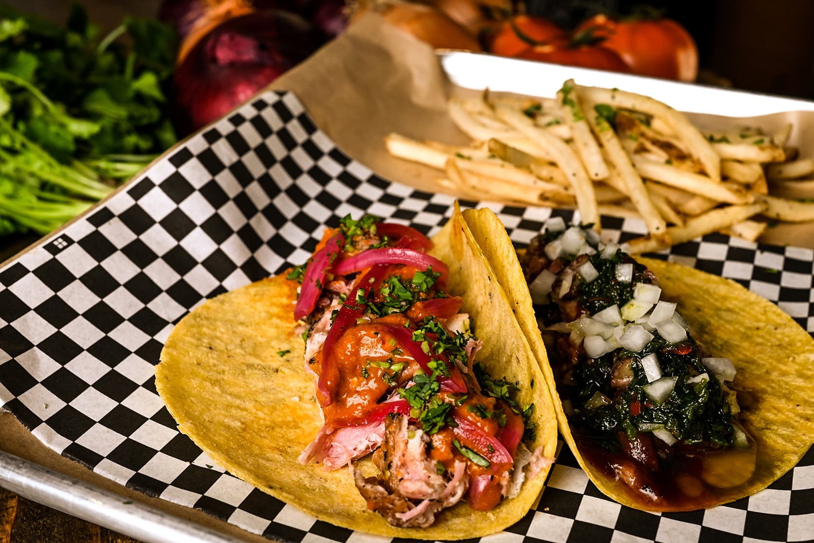 【celebrate Bbq】圖8 Celebrate為臺虎精釀全台三家門市設計不同的水果風味bbq醬佐搭「手撕豬塔可」