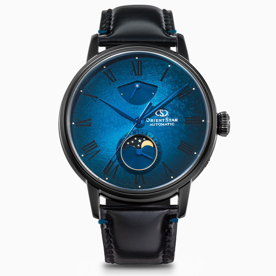 【orient Star東方之心】m45 F7機械月相腕錶00003
