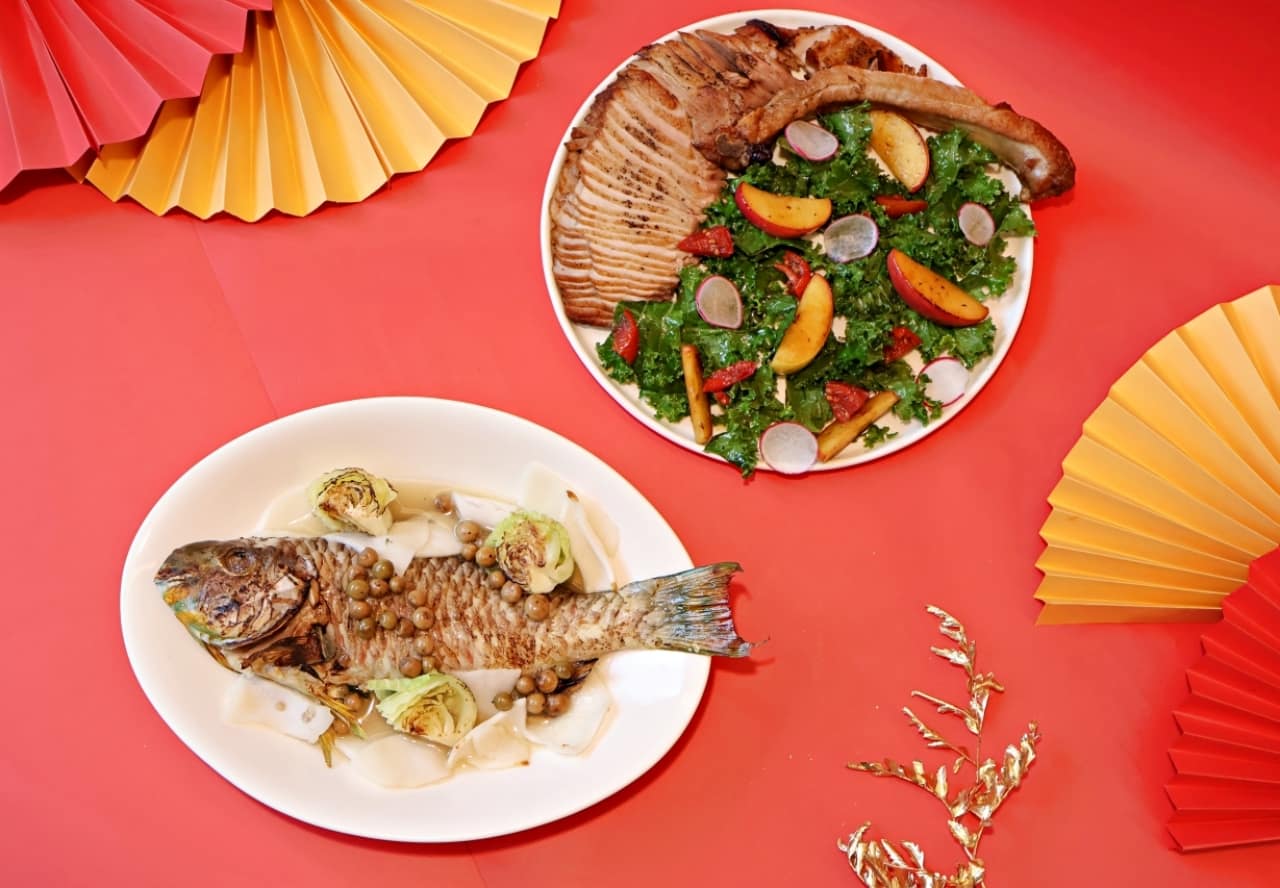 【tok盡興食光】tok外帶年菜 雙主菜組情境照