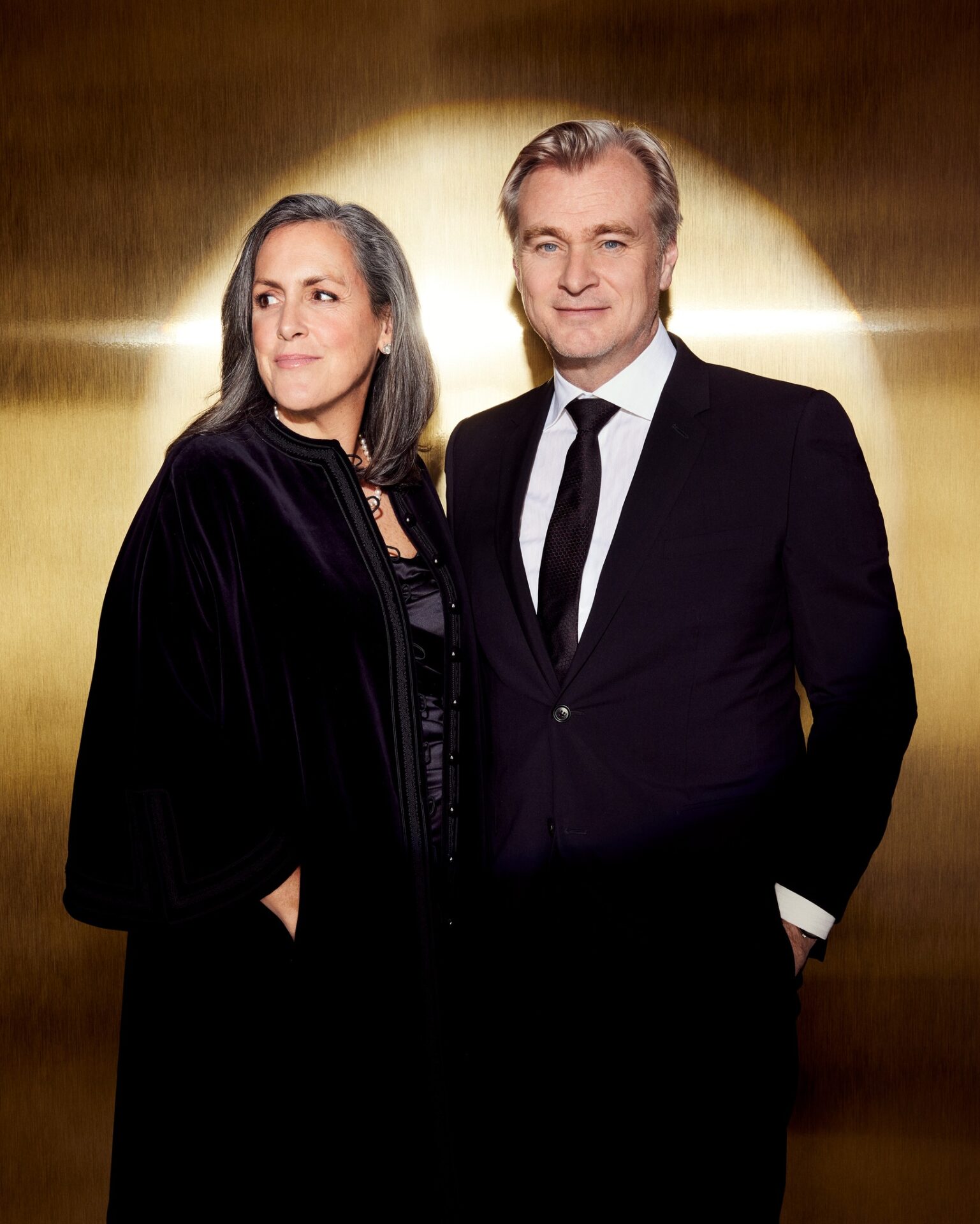 【翻攝奧斯卡獎官網】《奧本海默》的導演克里斯多福諾蘭（右），有望拿下生平首座奧斯卡最佳導演獎。