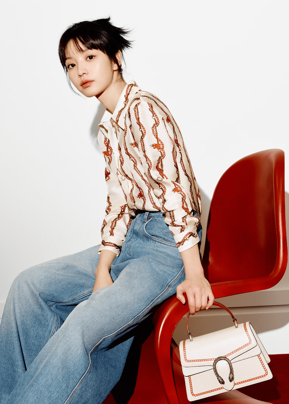 【gucci】2024龍年新春特輯gucci龍年新春系列 中國演員田曦薇