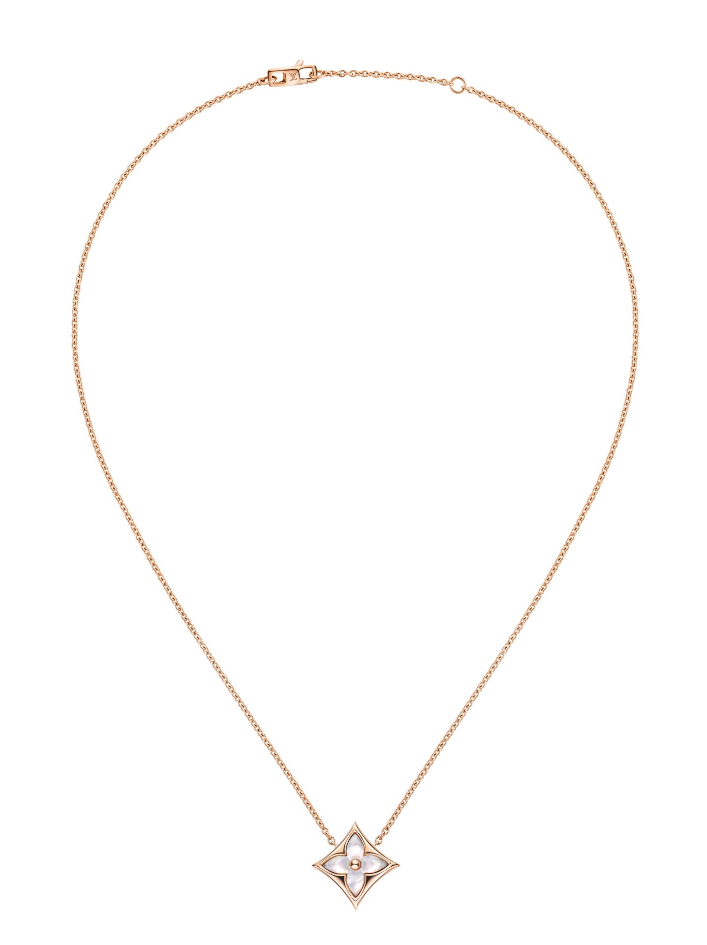 Colour Blossom Star Pendant, Pink Gold And White Mother Of Pearl Nt$91,500 (2)