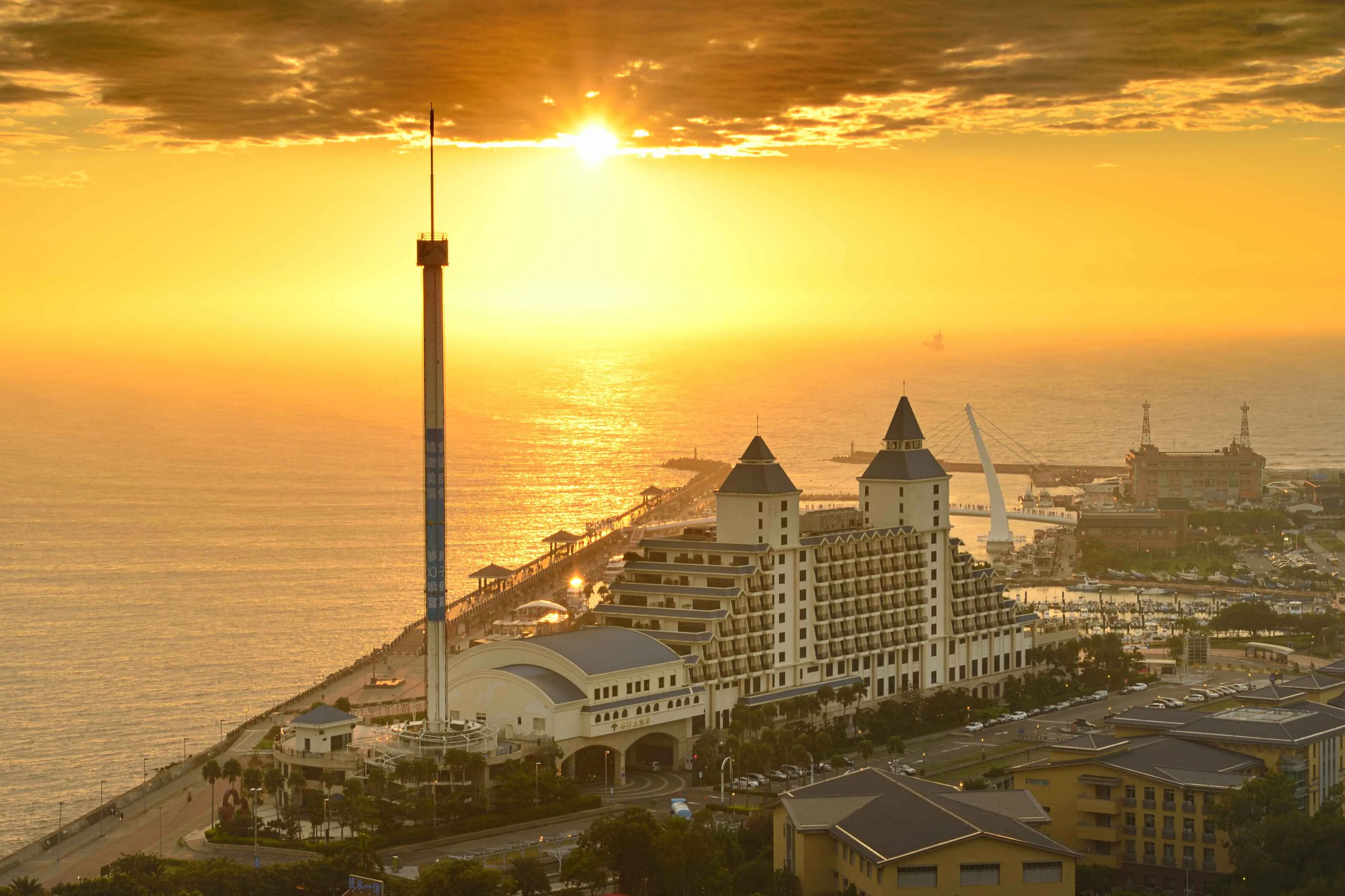 【賞花人士】福容大飯店 淡水漁人碼頭
