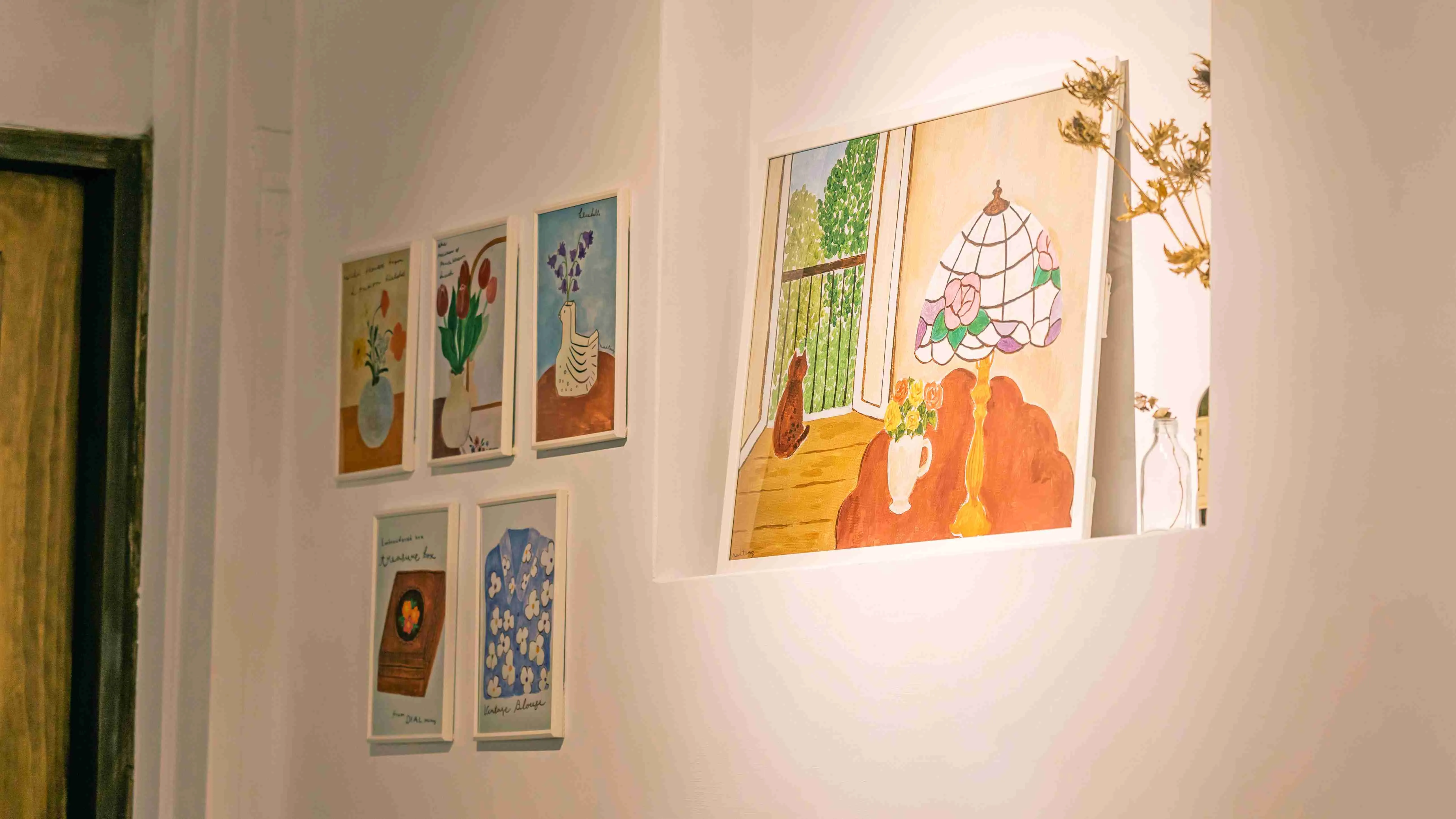 【naiting與她的創作】個人畫展 自己的房間, 展出地點：台北吃咖chikafe 1 15 1 28, 2024 Photos By Liam Chen(1)