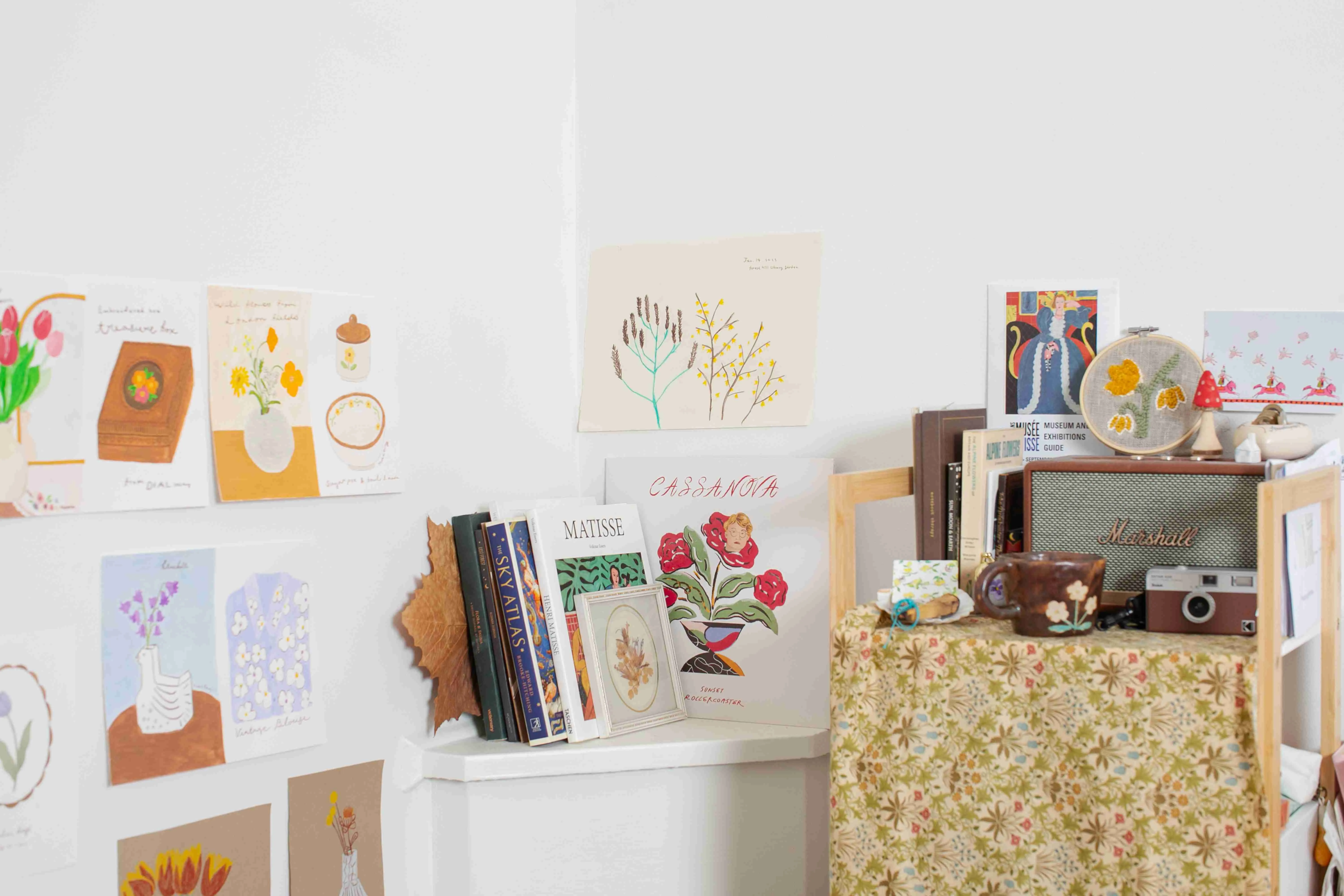 【naiting與她的創作】naiting倫敦的工作室。photo By Fanyu Cho