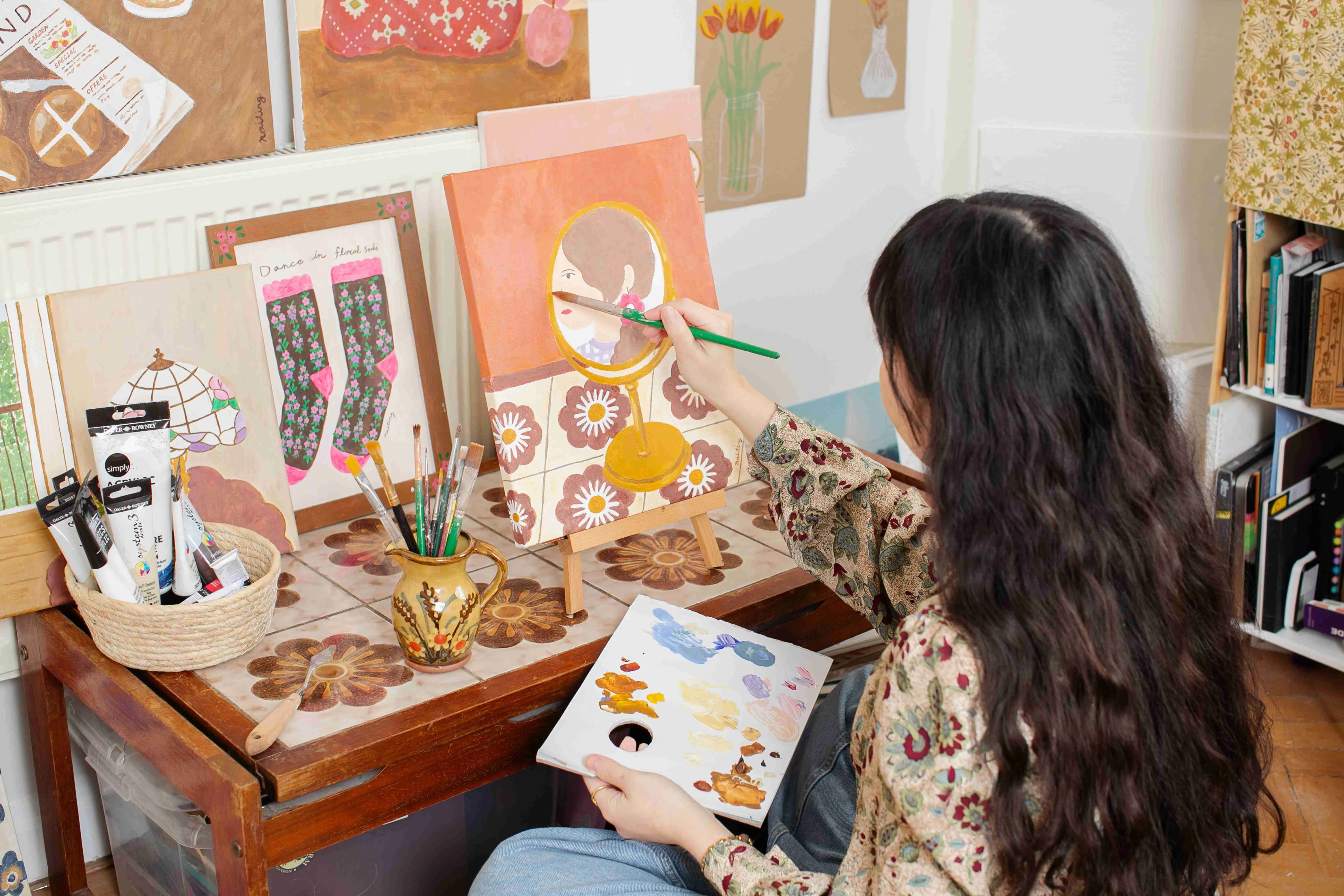 【naiting與她的創作】naiting倫敦的工作室。photo By Fanyu Cho 7