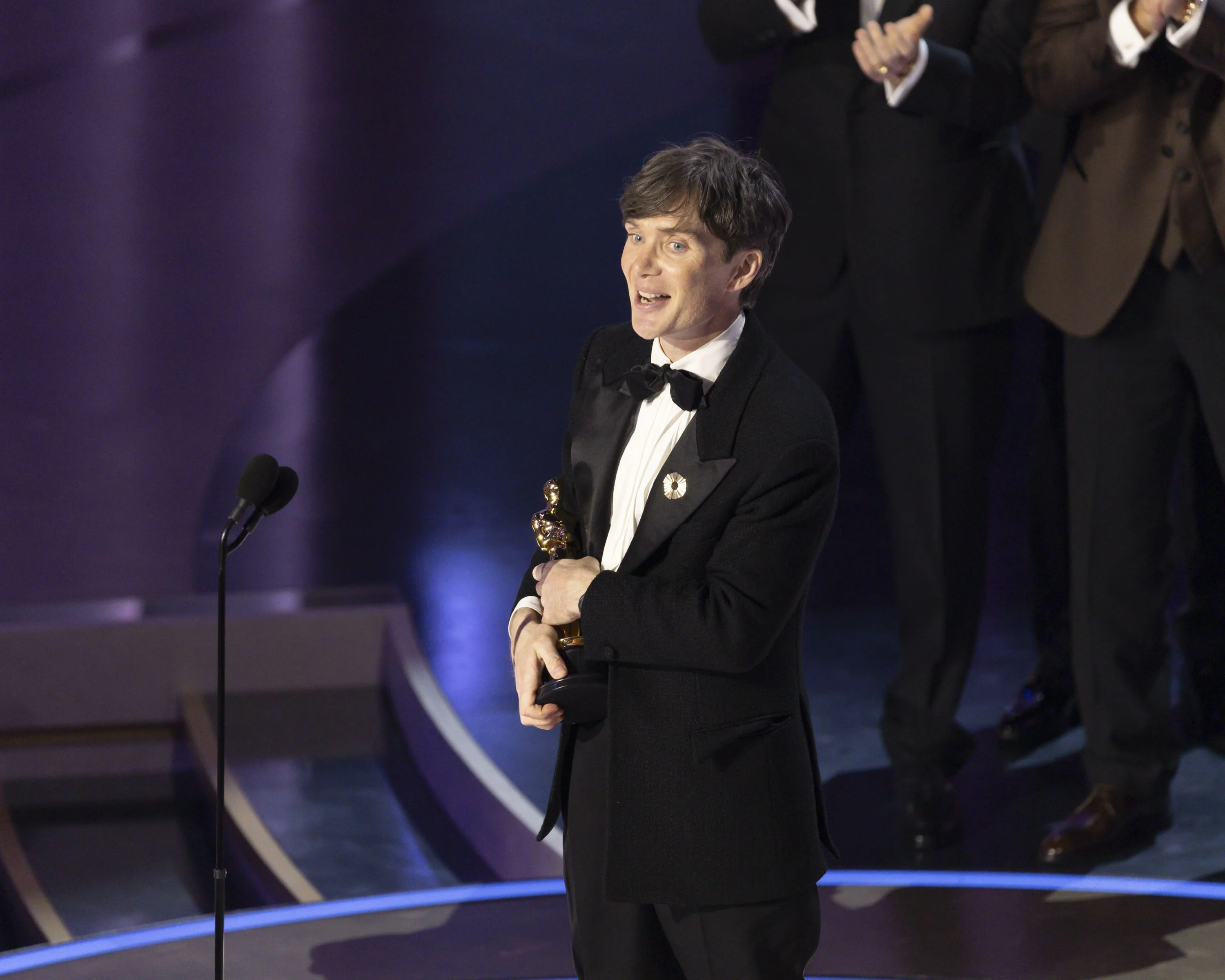 【翻攝奧斯卡獎官網】席尼莫菲在《奧本海默》中的精湛演技，一舉奪下奧斯卡最佳男主角獎。