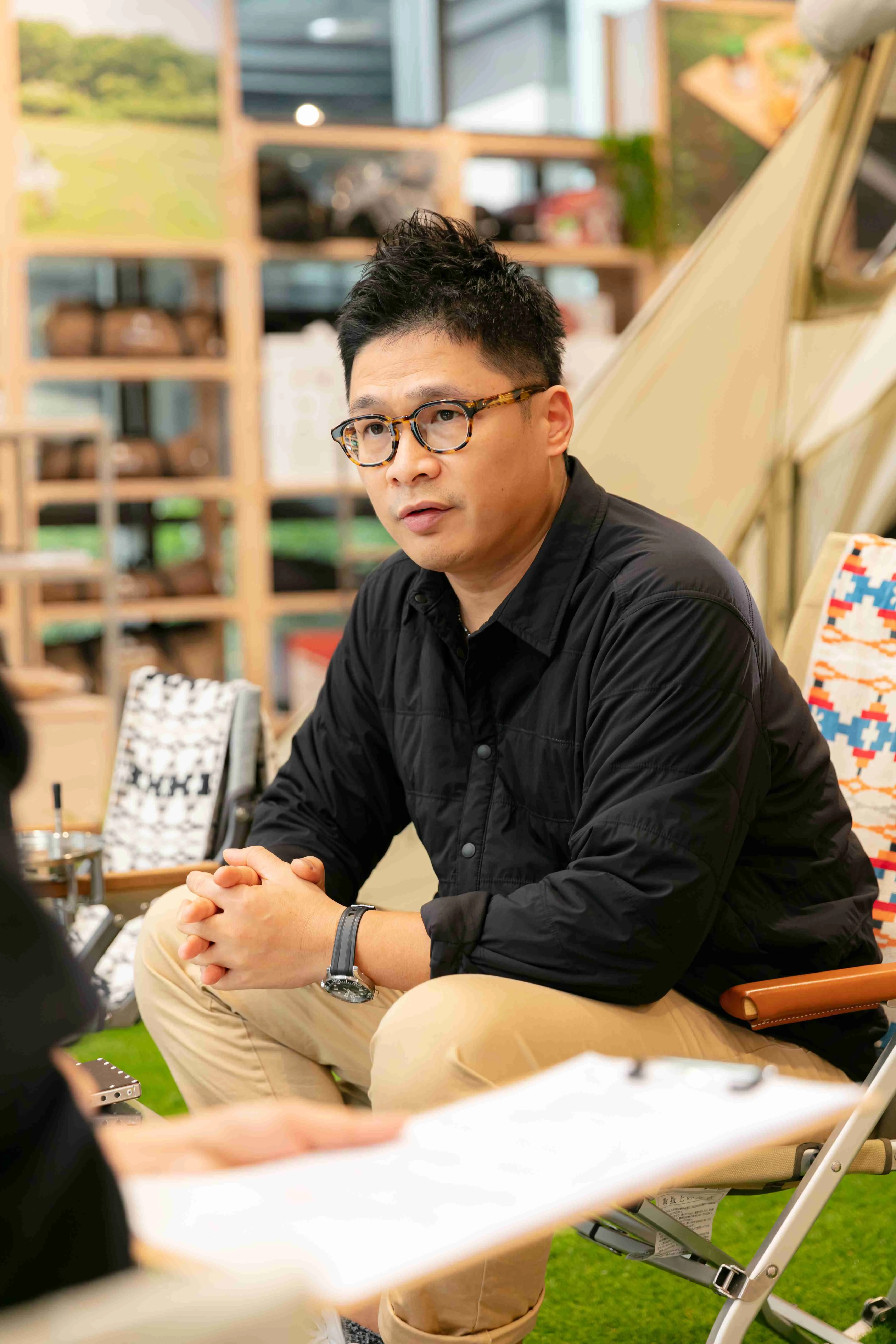 【snow Peak Hq Lounge】營運資深經理shawn。