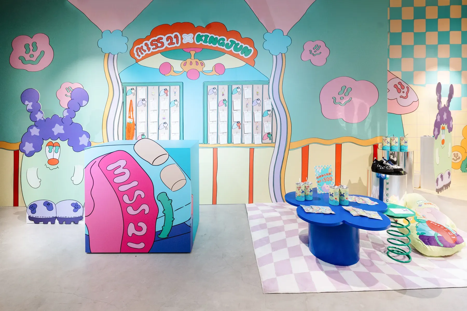 搞怪能量 Max的插畫家——kingjun 與miss 21首次鞋款聯名 開創異想世界!