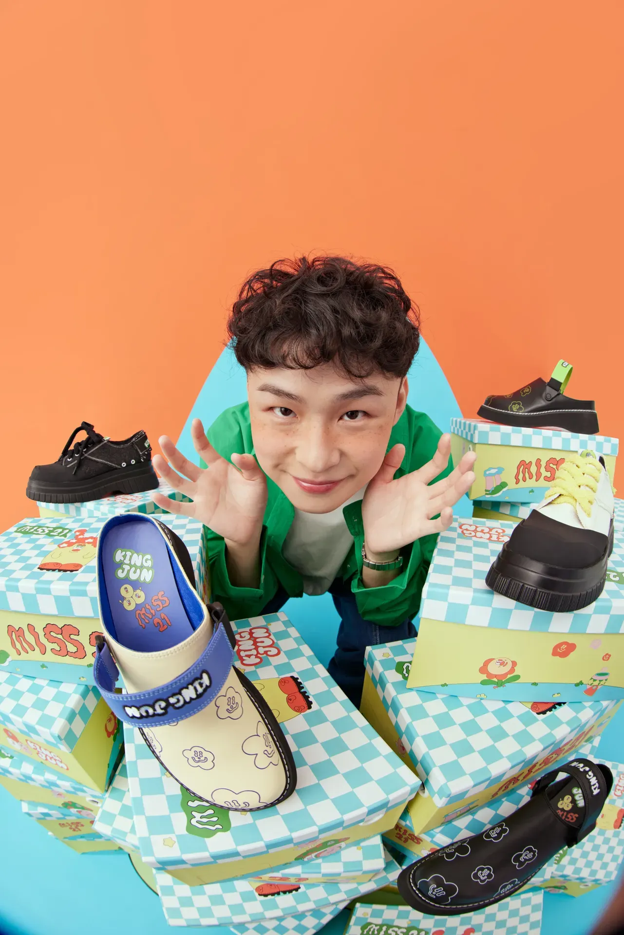 Kingjnu親自參與聯名形象照拍攝01