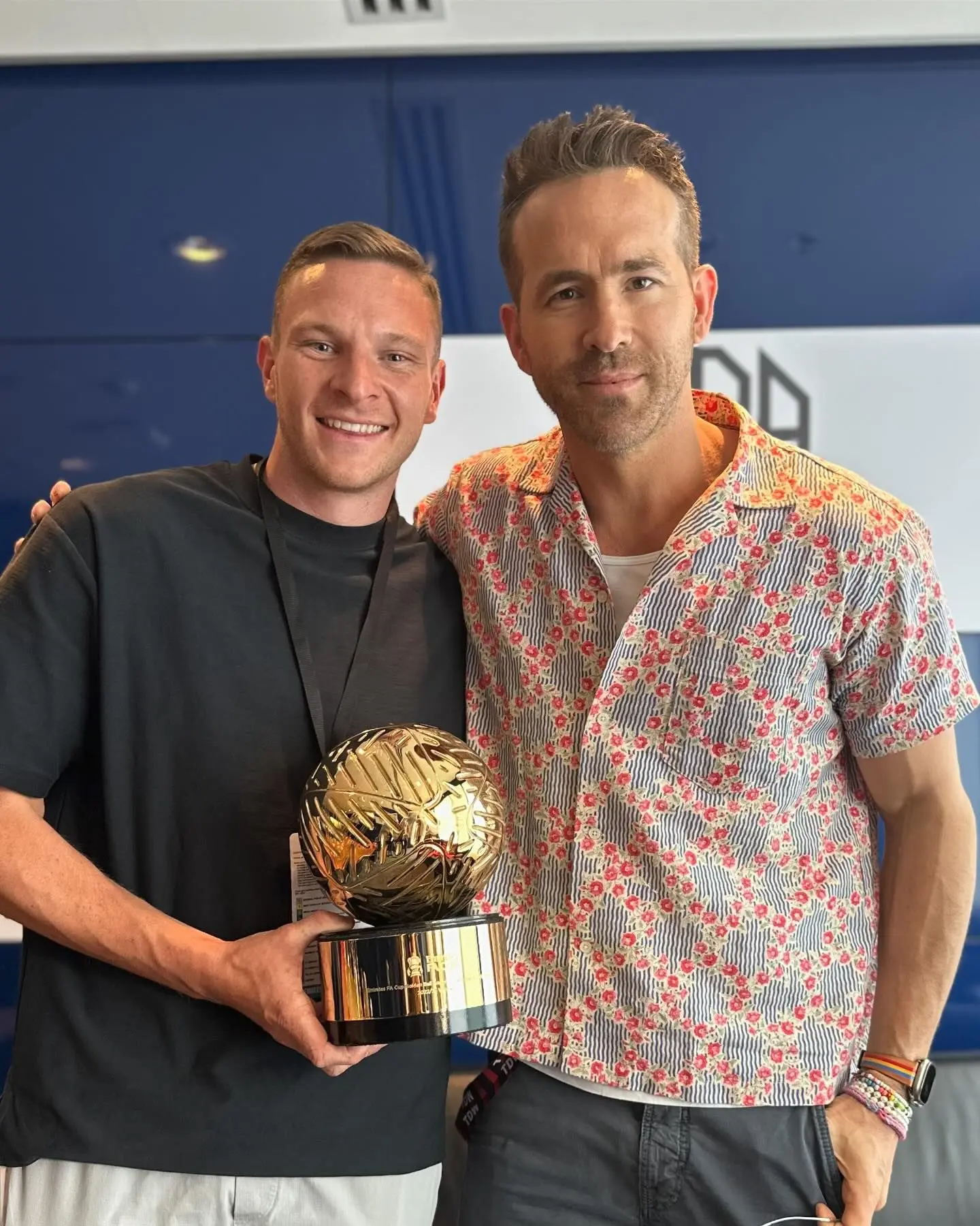 【翻攝ryan Reynolds Ig】萊恩雷諾斯是足球迷，曾斥資收購英國雷克斯漢姆足球俱樂部。