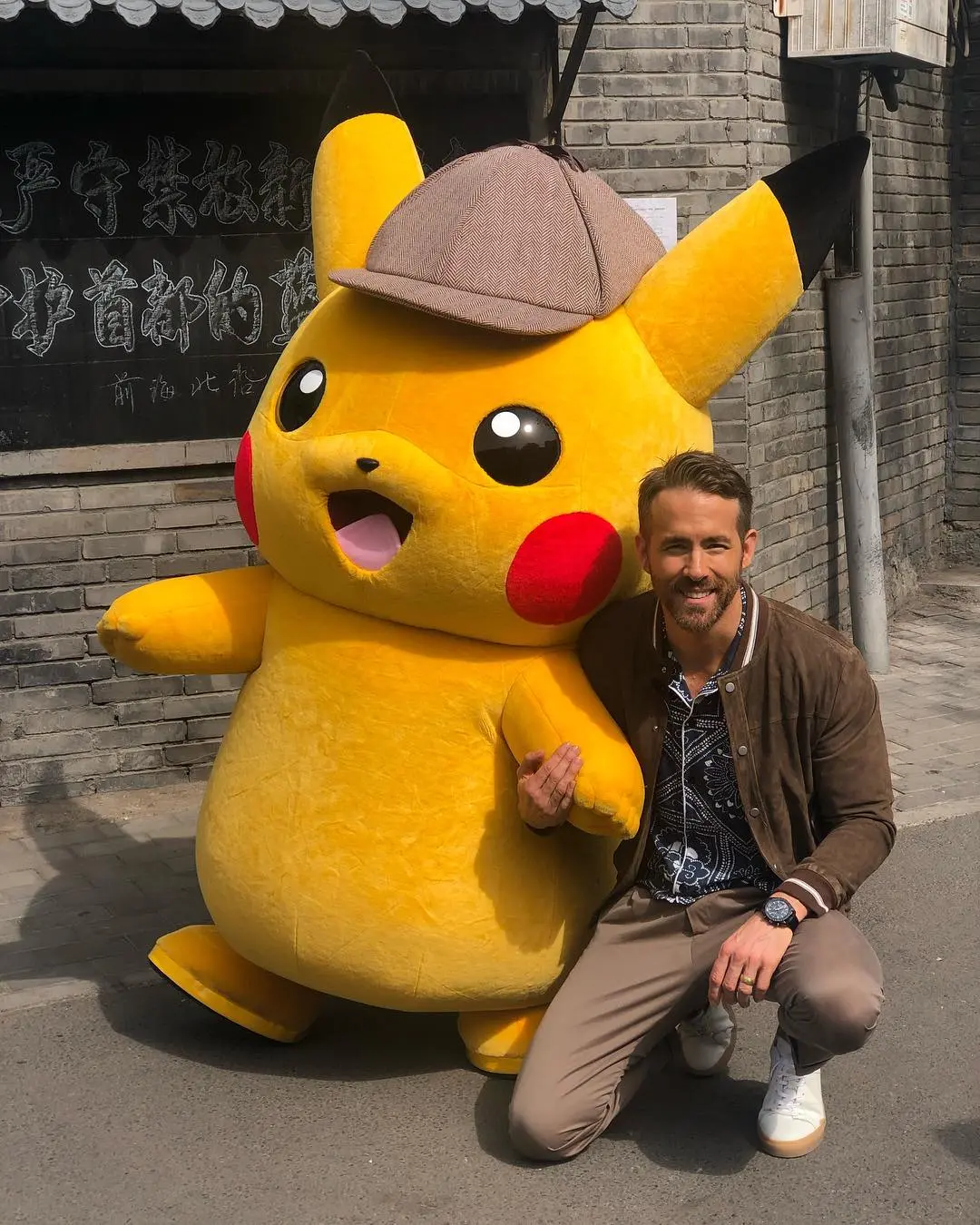 【翻攝ryan Reynolds Ig】萊恩雷諾斯曾在真人版《pokemon名偵探皮卡丘》電影中，為人見人愛的主角皮卡丘配音。 2