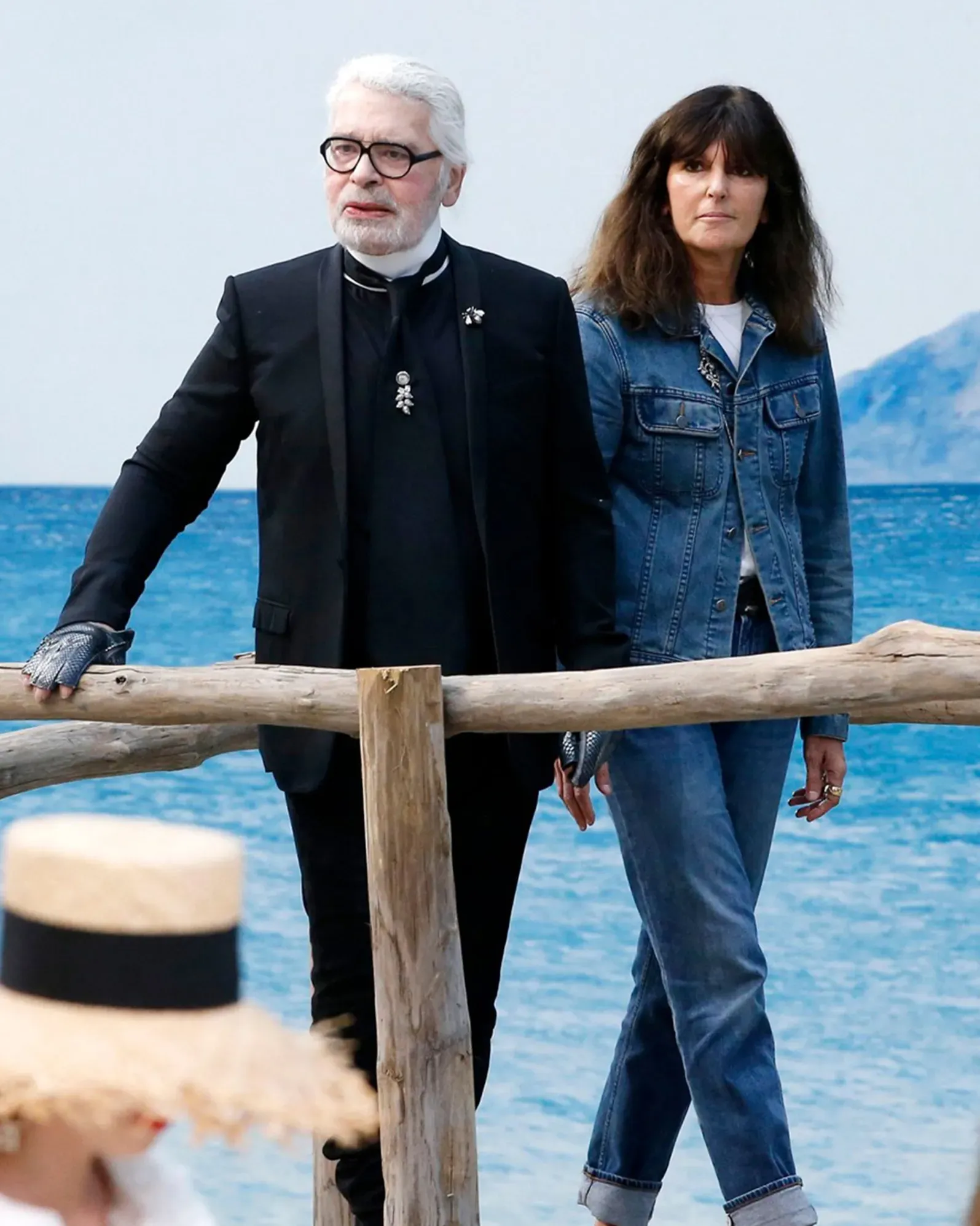 Karl Lagerfeld And Virginie Viard Chanel