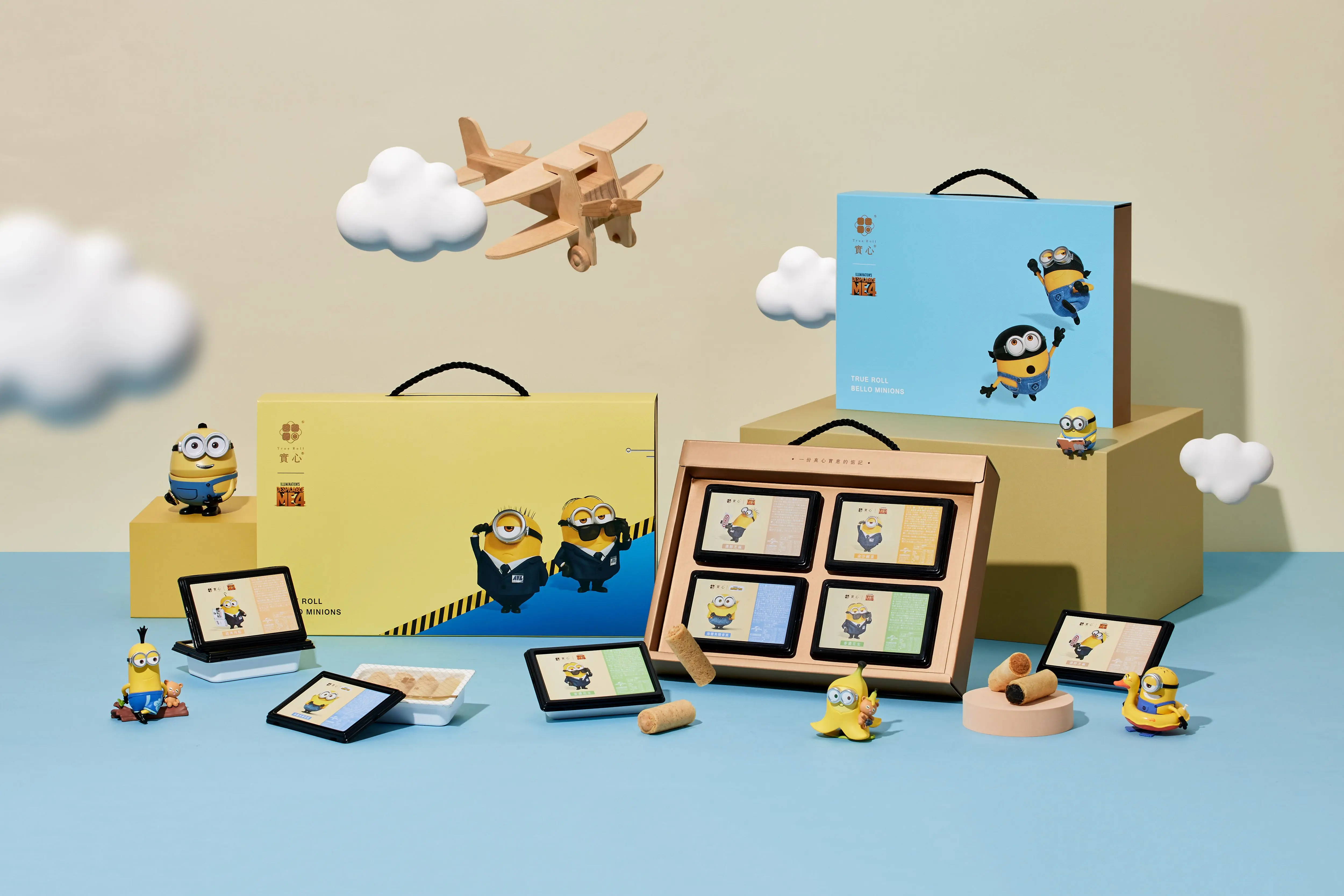 2024中秋禮盒伴手禮 實心蛋捲 2小小兵聯名禮盒