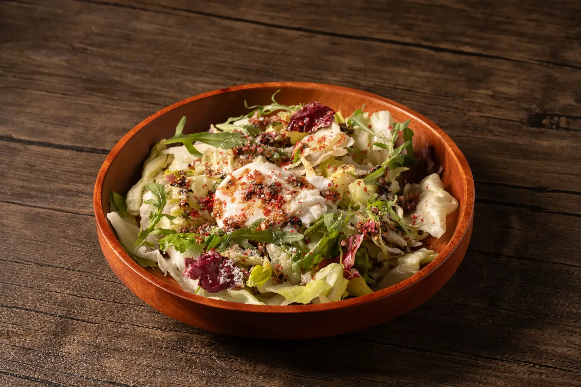 Rodeo餐酒館菜單推薦 松露醬溫泉蛋沙拉nt 199