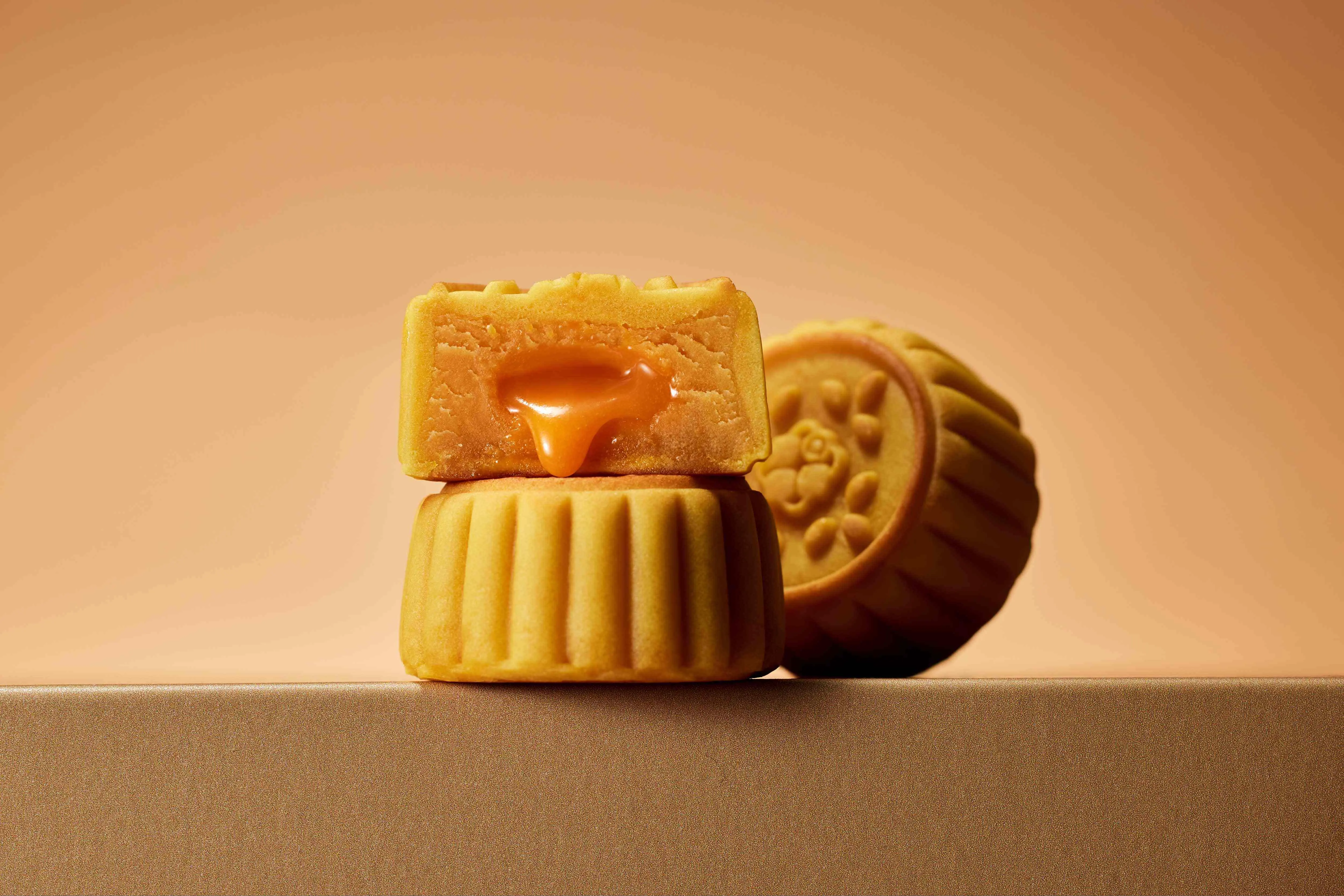 2024中秋禮盒伴手禮 實心蛋捲 2實心流沙月餅