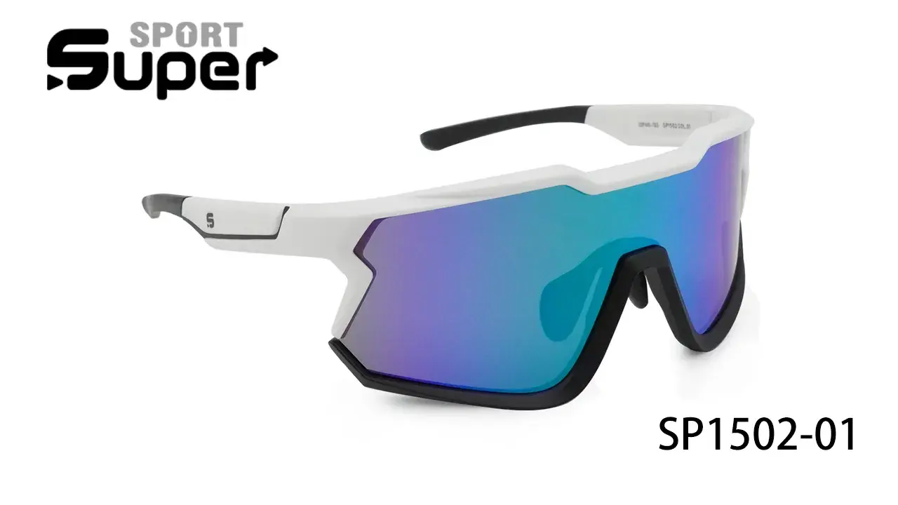 寶島眼鏡 Super Sport 黑白追風者護眼框太陽眼鏡 黑白1502