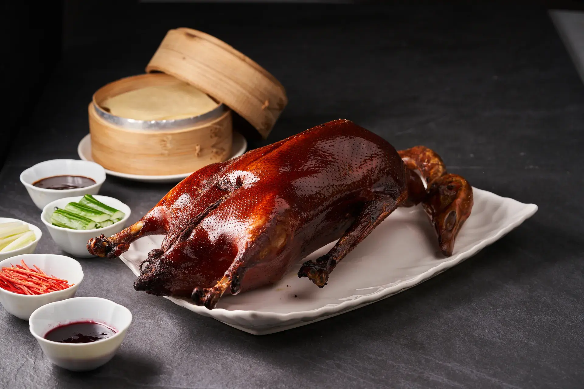 捌伍添第 台北101粵菜料理捌伍片皮鵝