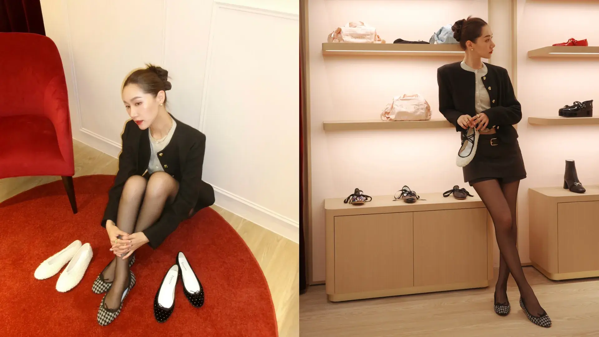 Repetto 台南新光三越新天地 Kol Amber優雅演繹