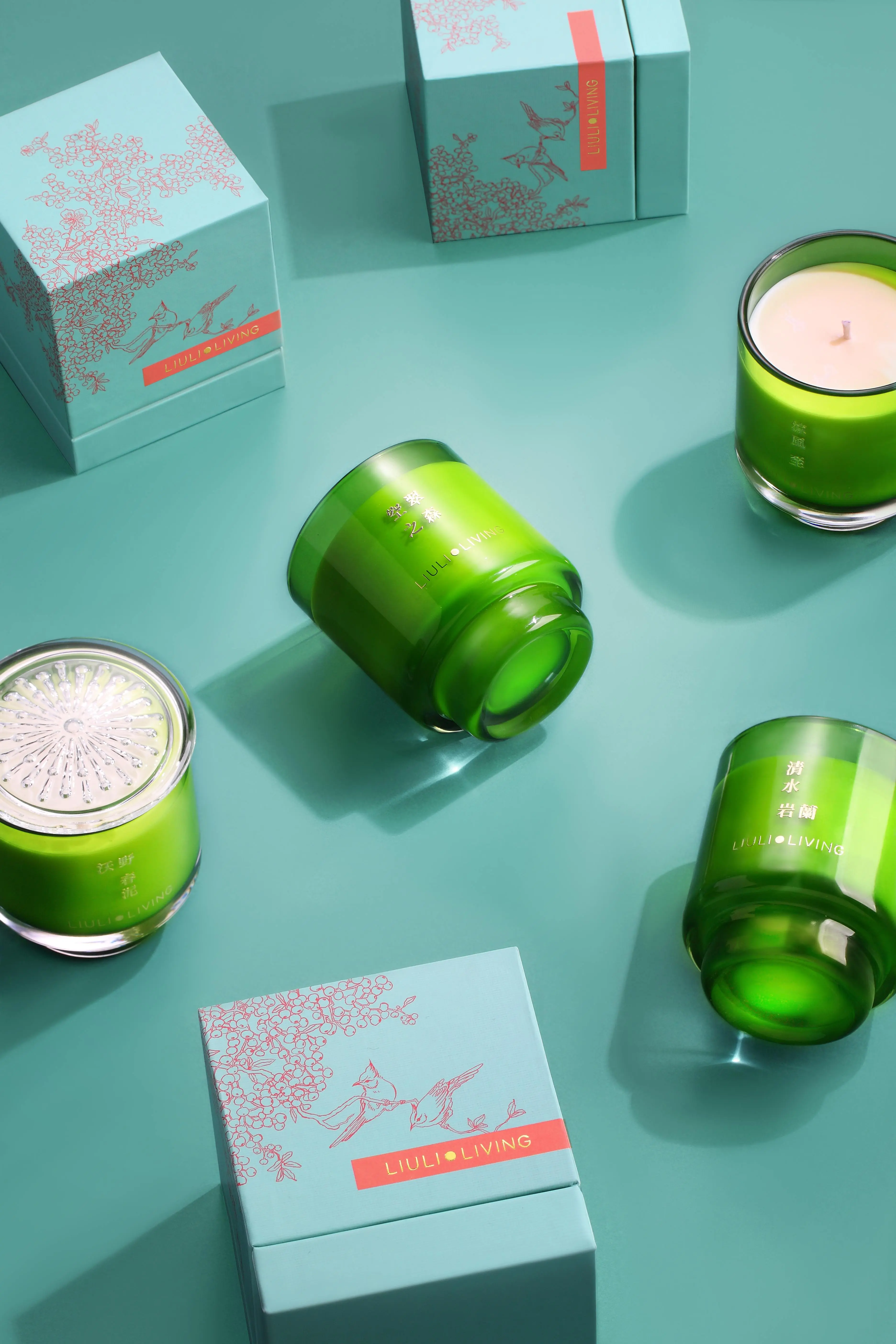 【琉璃工房】圖說一 琉璃工房全新【liuli Living 五行香氛】系列，以香氛詮釋東方哲學之美。