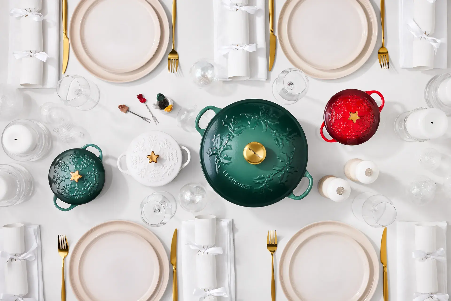 Le Creuset 2024歡樂耶誕系列華麗登場 重現歐式浪漫傳統　打造歲末獻禮完美提案