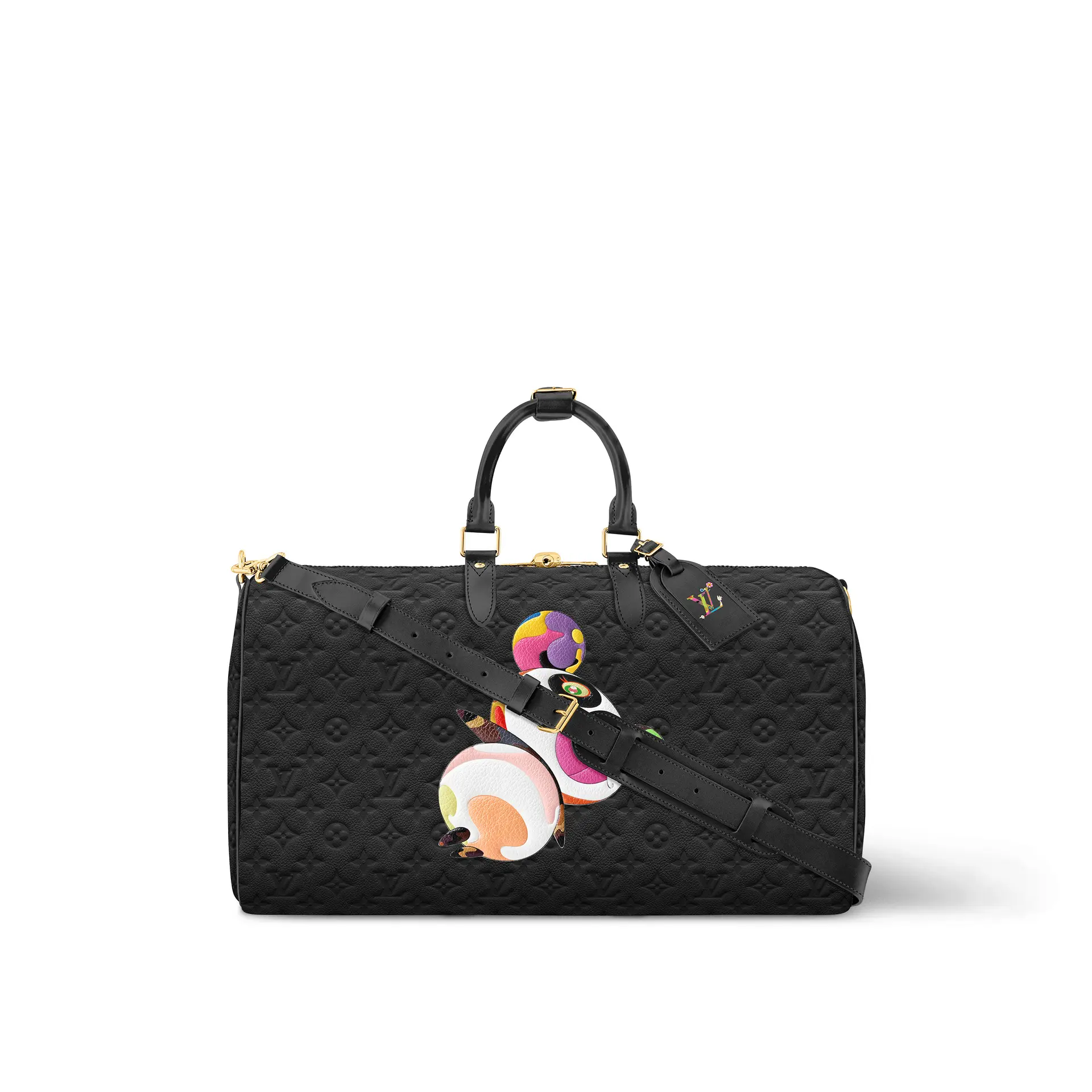 Louis Vuitton × Murakami 聯名keepall Bandouliere 45 旅行袋 Nt156000